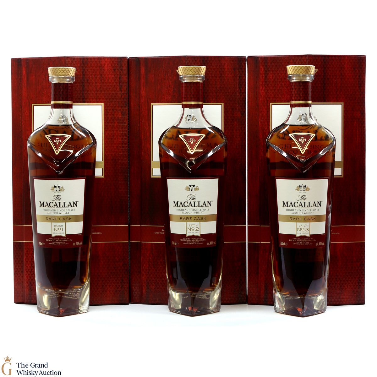 Macallan - Rare Cask No. 1, 2 & 3 - 2018