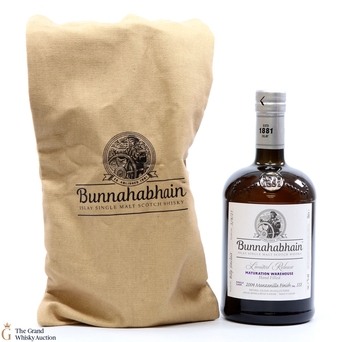 Bunnahabhain - 2004 Manzanilla Finish #553 - Hand Fill