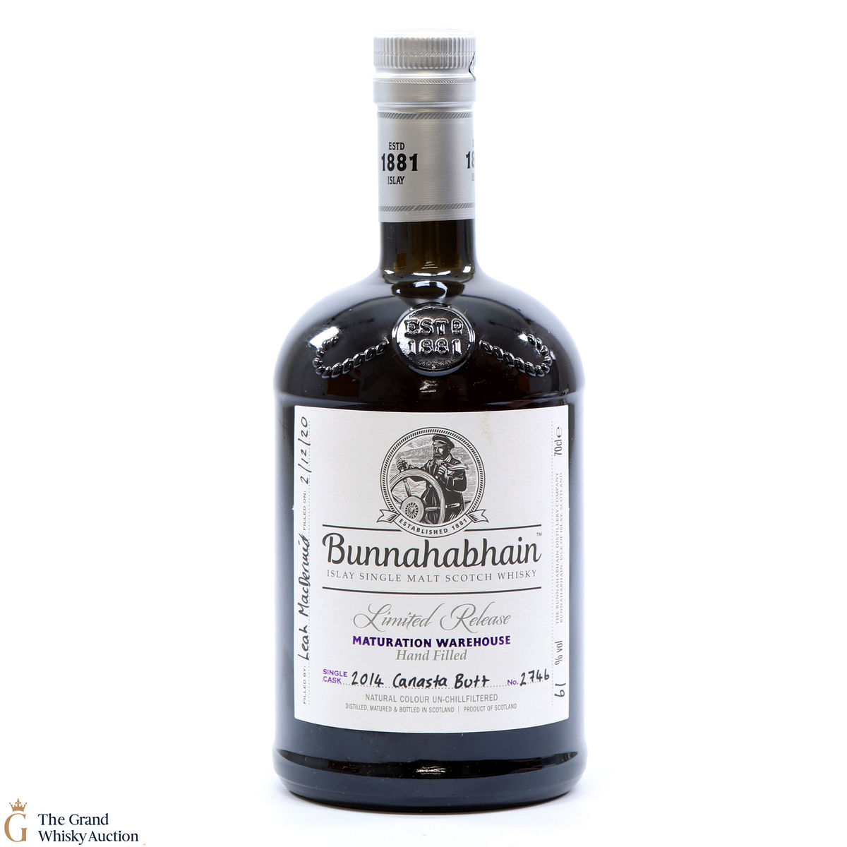 Bunnahabhain - 2014 Canasta Butt #2746 Hand Fill 