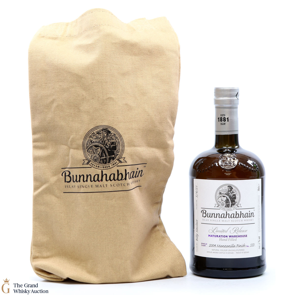 Bunnahabhain - 2004 Manzanilla Finish #553 - Hand Fill