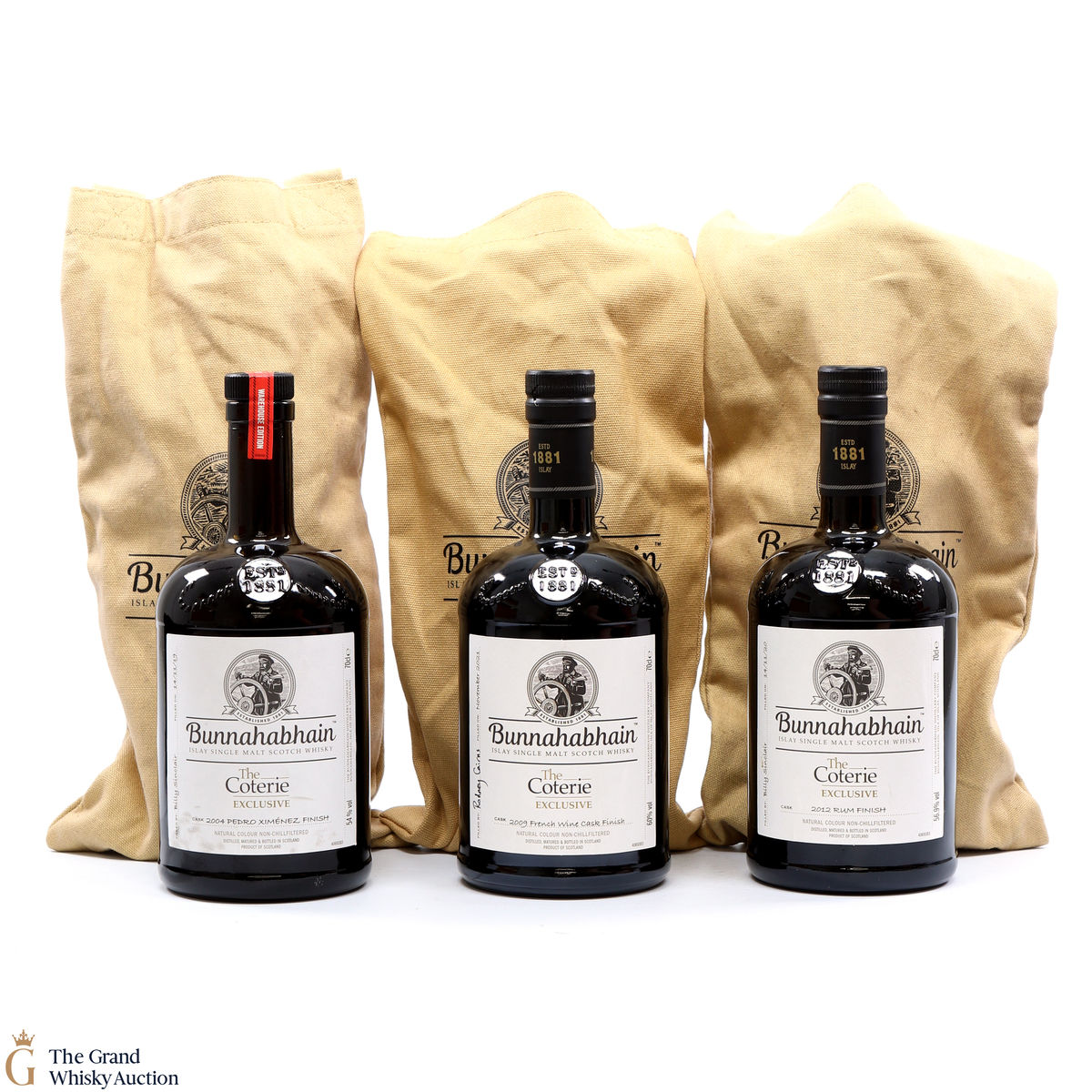 Bunnahabhain - Coterie PX , Rum & Wine Finish 2019, 2020 & 2021
