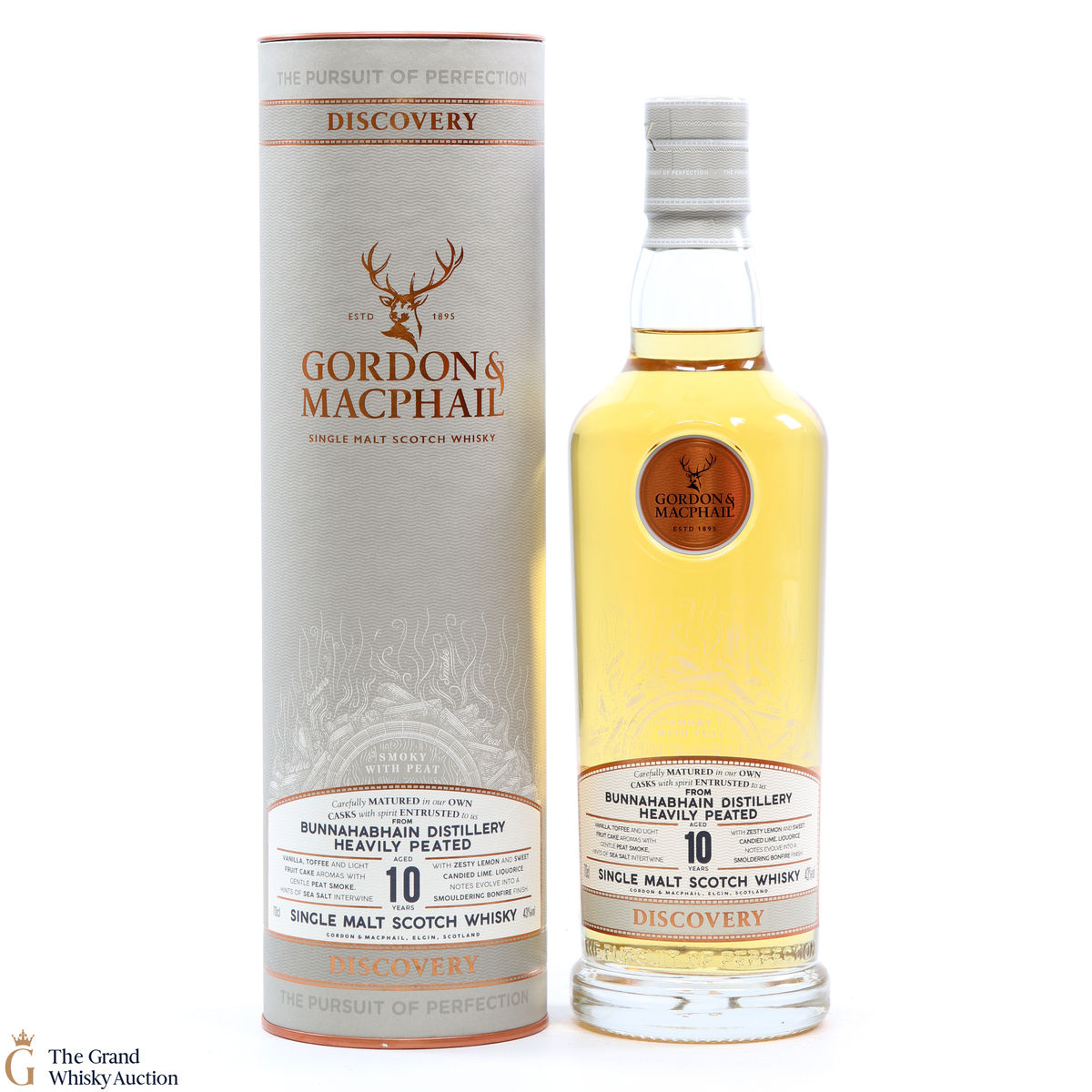 Bunnahabhain - 10 Year Old - G&M Discovery Heavily Peated