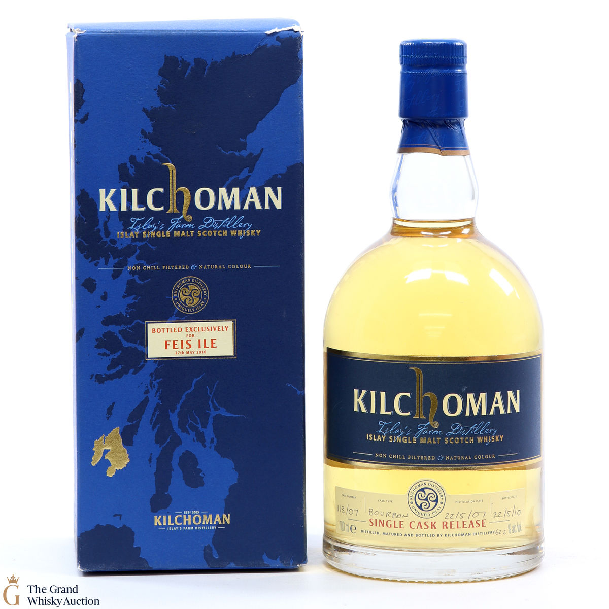 Kilchoman - 3 Year Old -  2010 Single Cask #113 - Feis Ile 2010