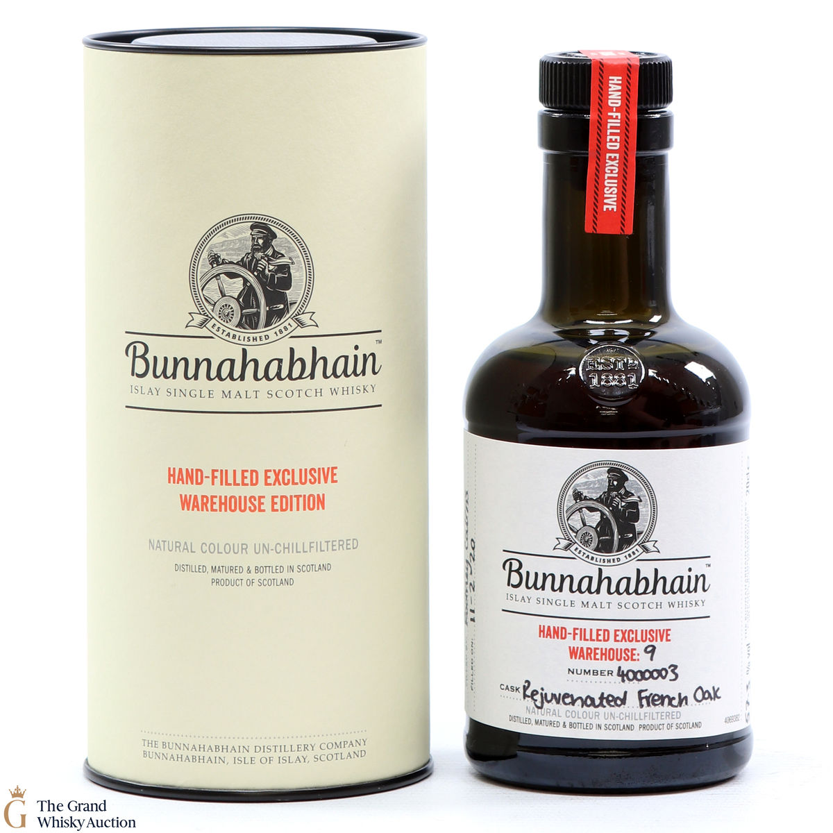 Bunnahabhain - Rejuvenated French Oak #4000003 Hand Fill (20cl)