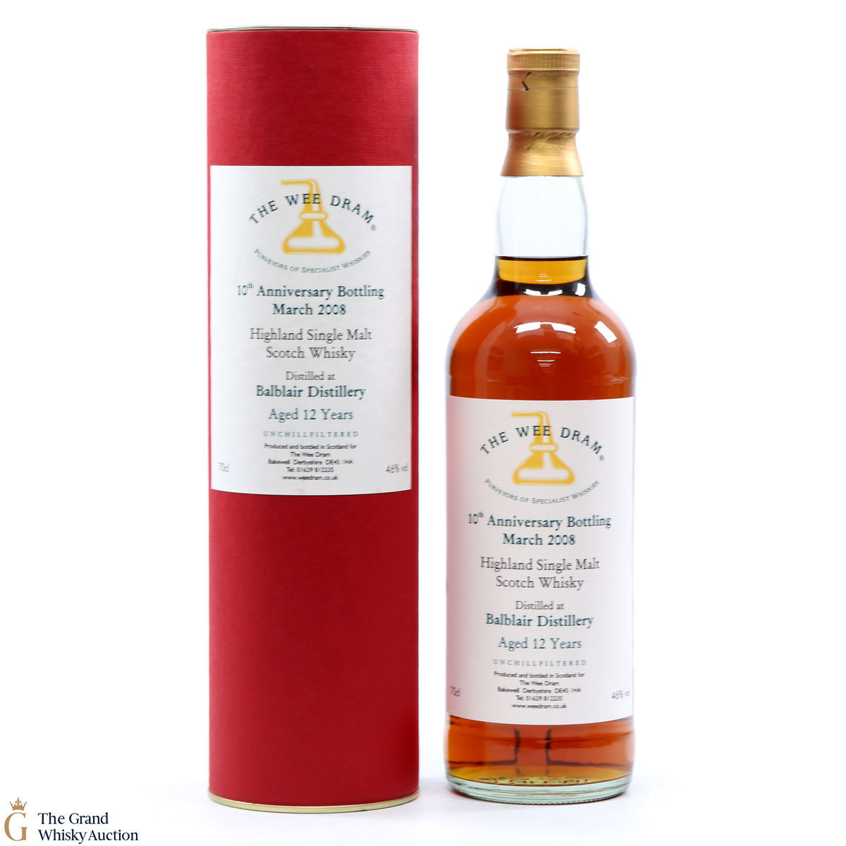 Balblair - 12 Year Old - The Wee Dram  - 10th Anniversary Bottling
