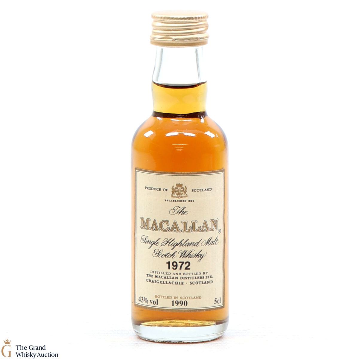 Macallan - 1972 Bottled 1990 5cl