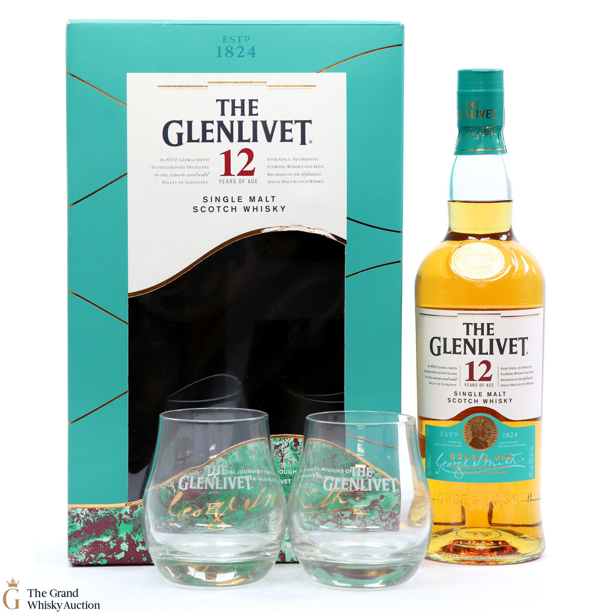 Glenlivet - 12 Year Old Double Oak Gift Set
