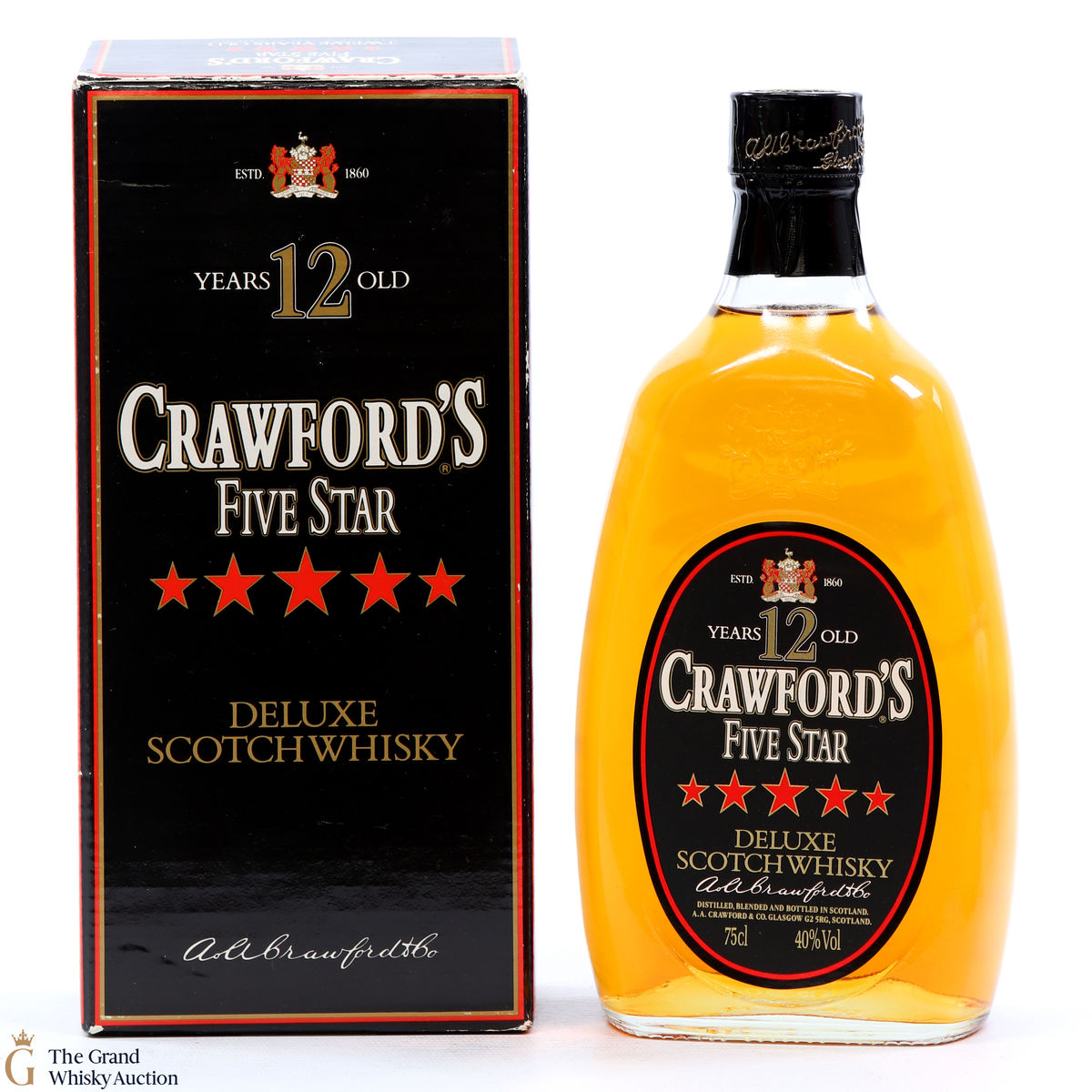 Crawford's - 12 Year Old - Five Star - 1980s