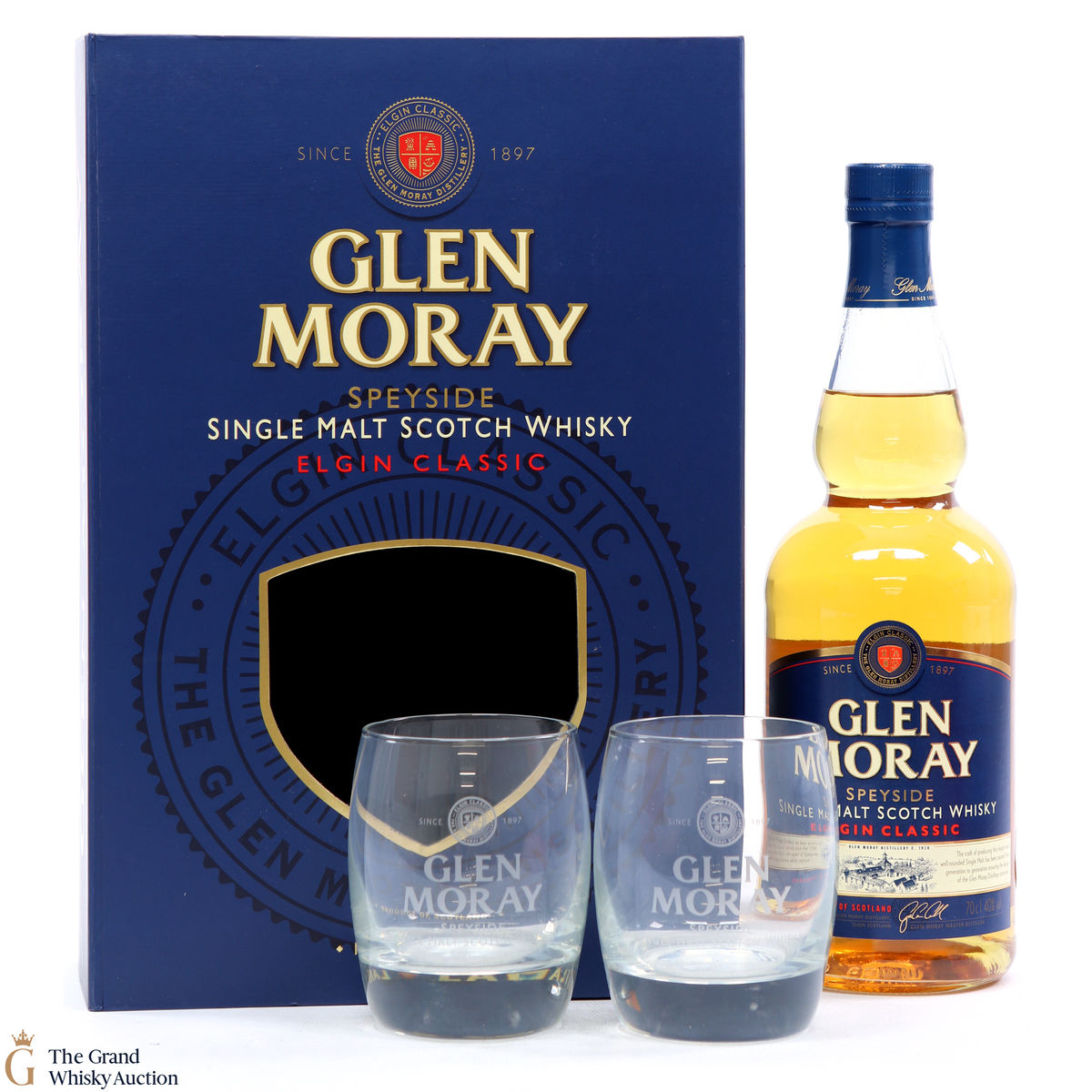 Glen Moray - Elgin Classic + Glasses