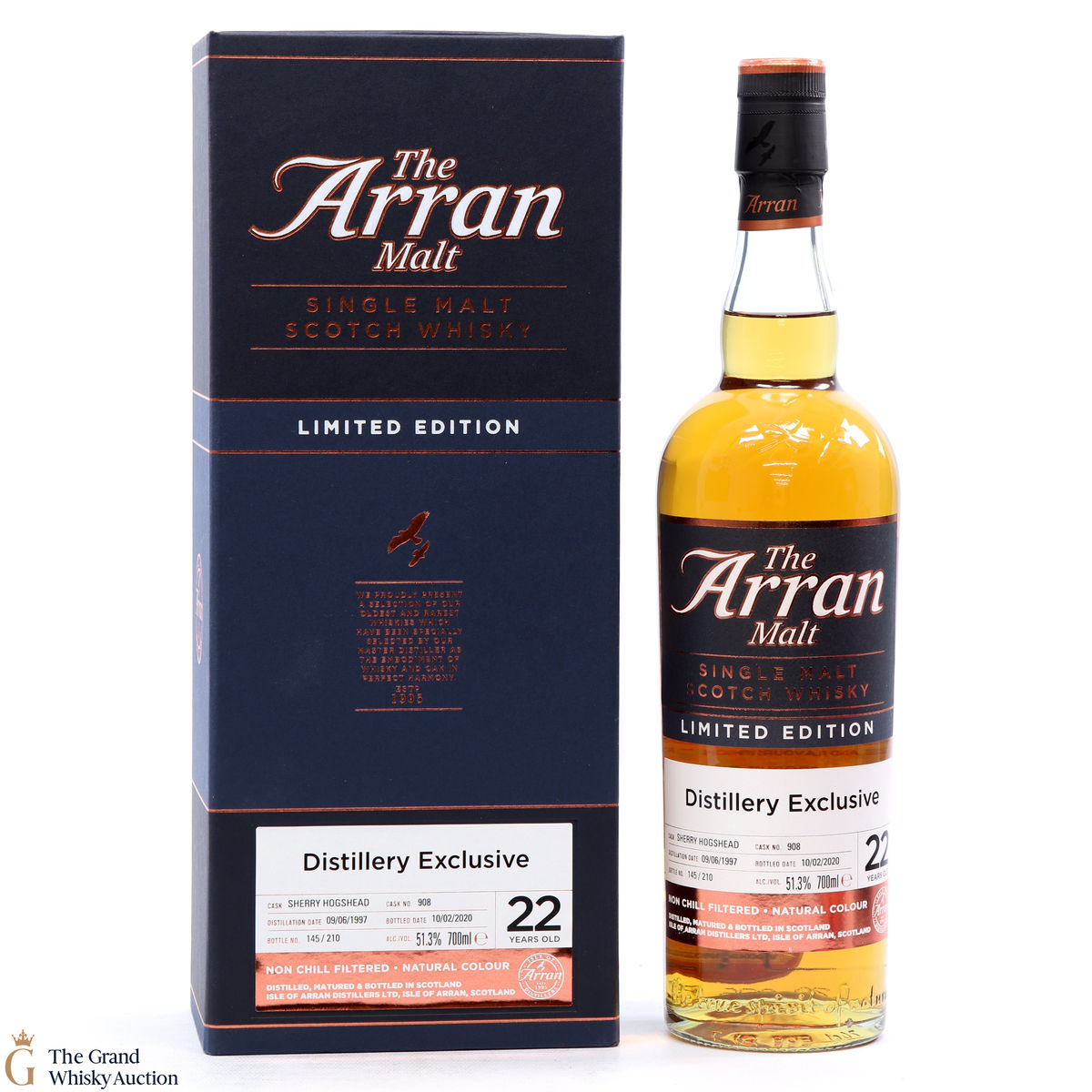 Arran - 22 Year Old 1997 - Single Cask #908 - Distillery Exclusive 