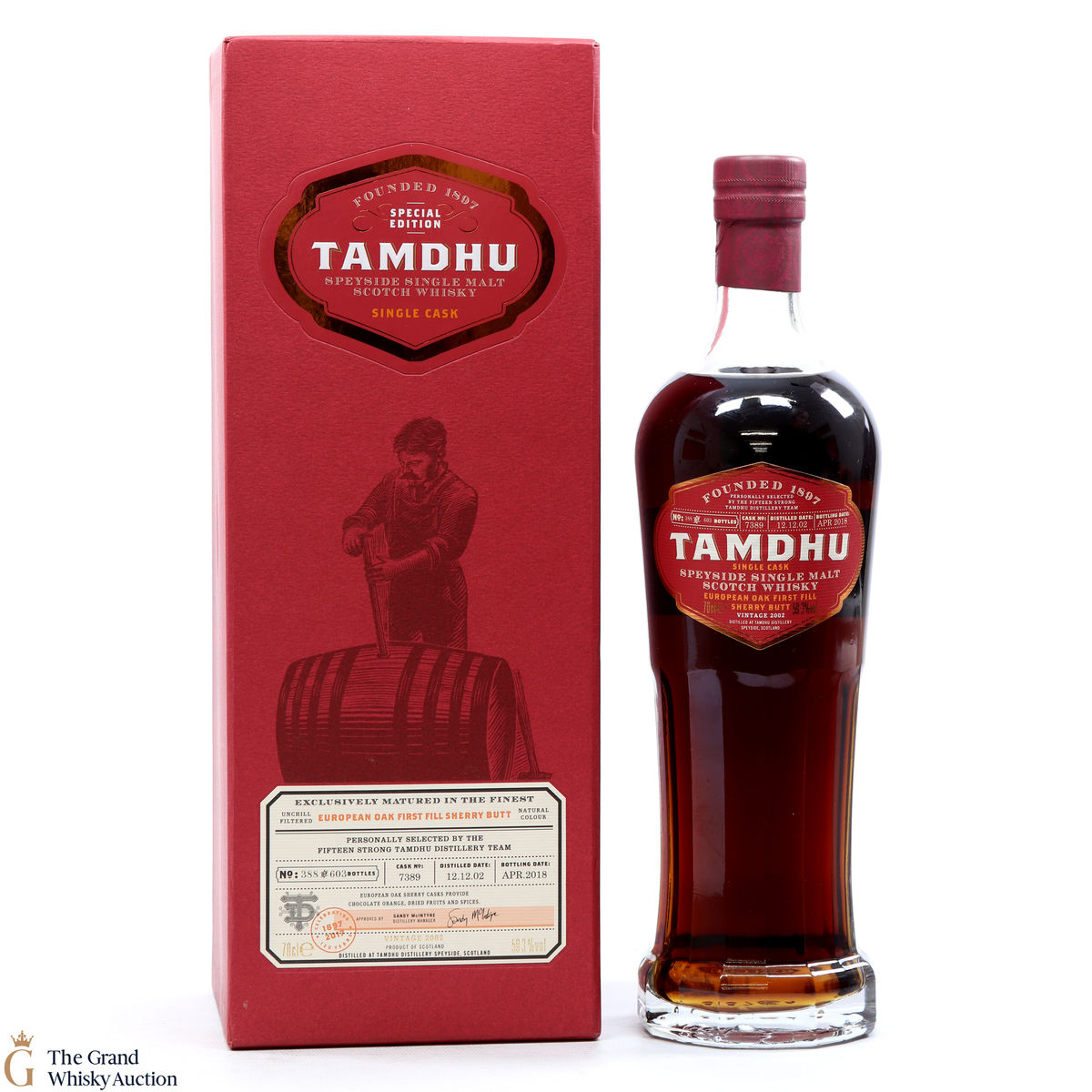 Tamdhu - 2002 Single Cask #7389 Distillery Team Selection