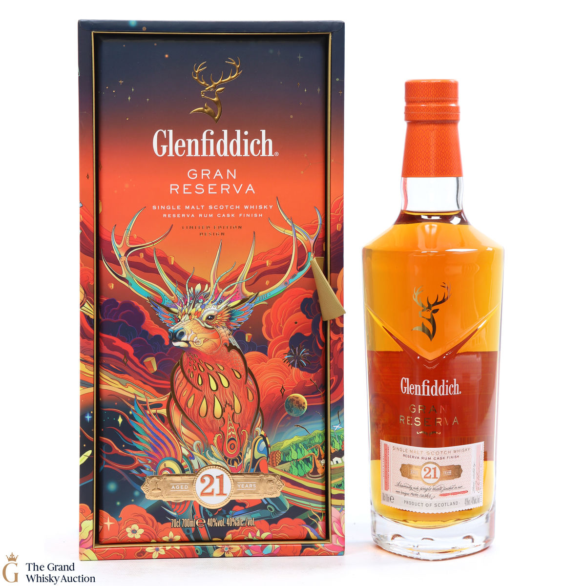 Glenfiddich - 21 Year Old - Gran Reserva - Rum Cask - Chinese New Year 