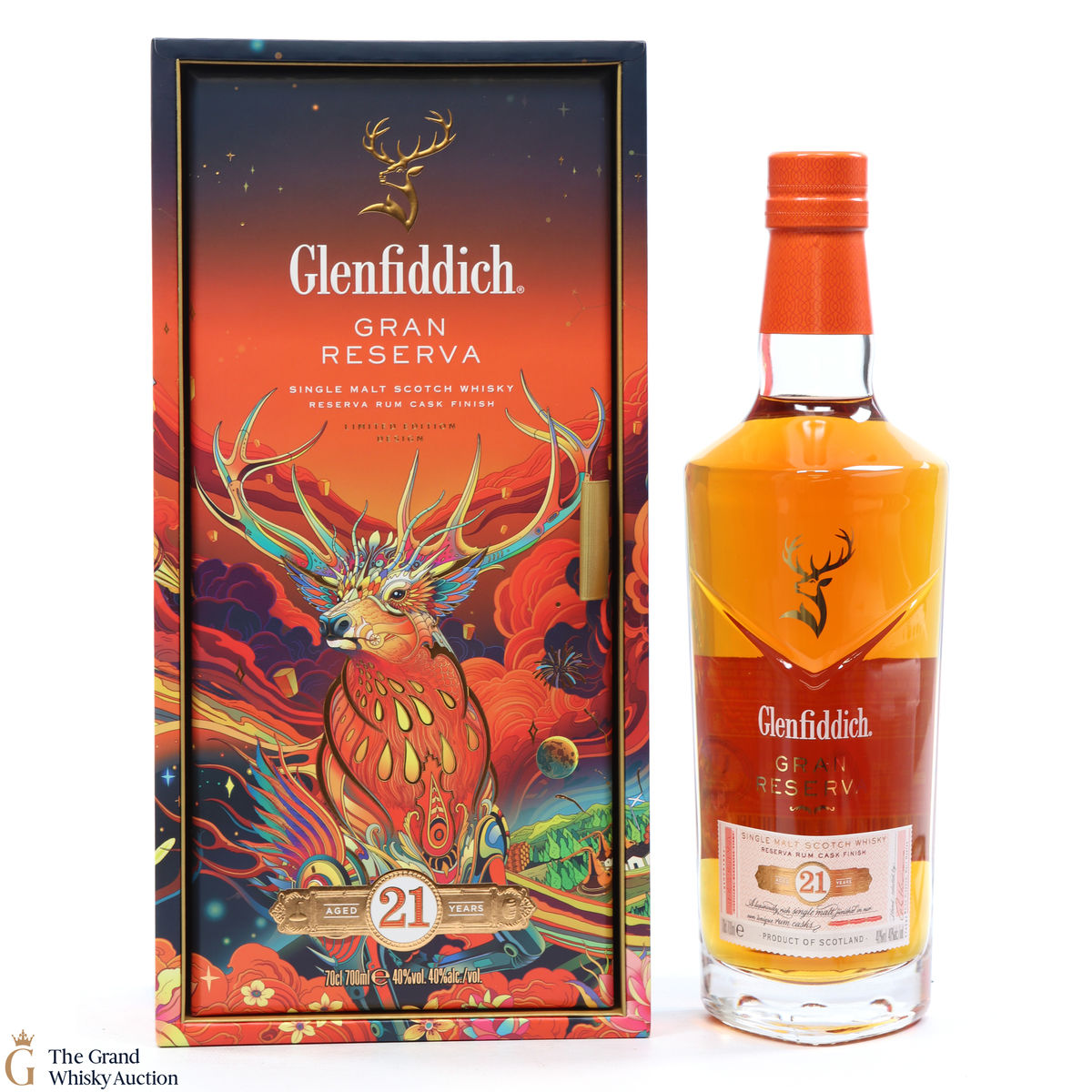Glenfiddich - 21 Year Old - Gran Reserva - Rum Cask - Chinese New Year 