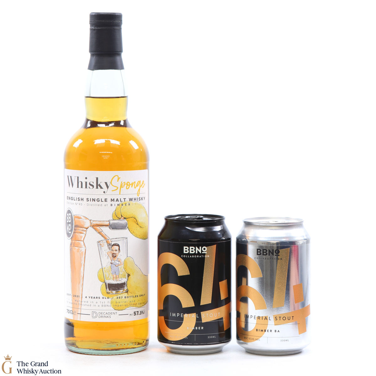 Bimber - 4 Year Old 2017 Whisky Sponge Edition #45 & 2 x BBN - Bimber Stouts