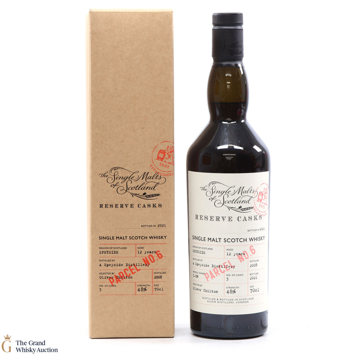 Speyside - 12 Year Old 2008 - Reserve Casks Parcel No. 6