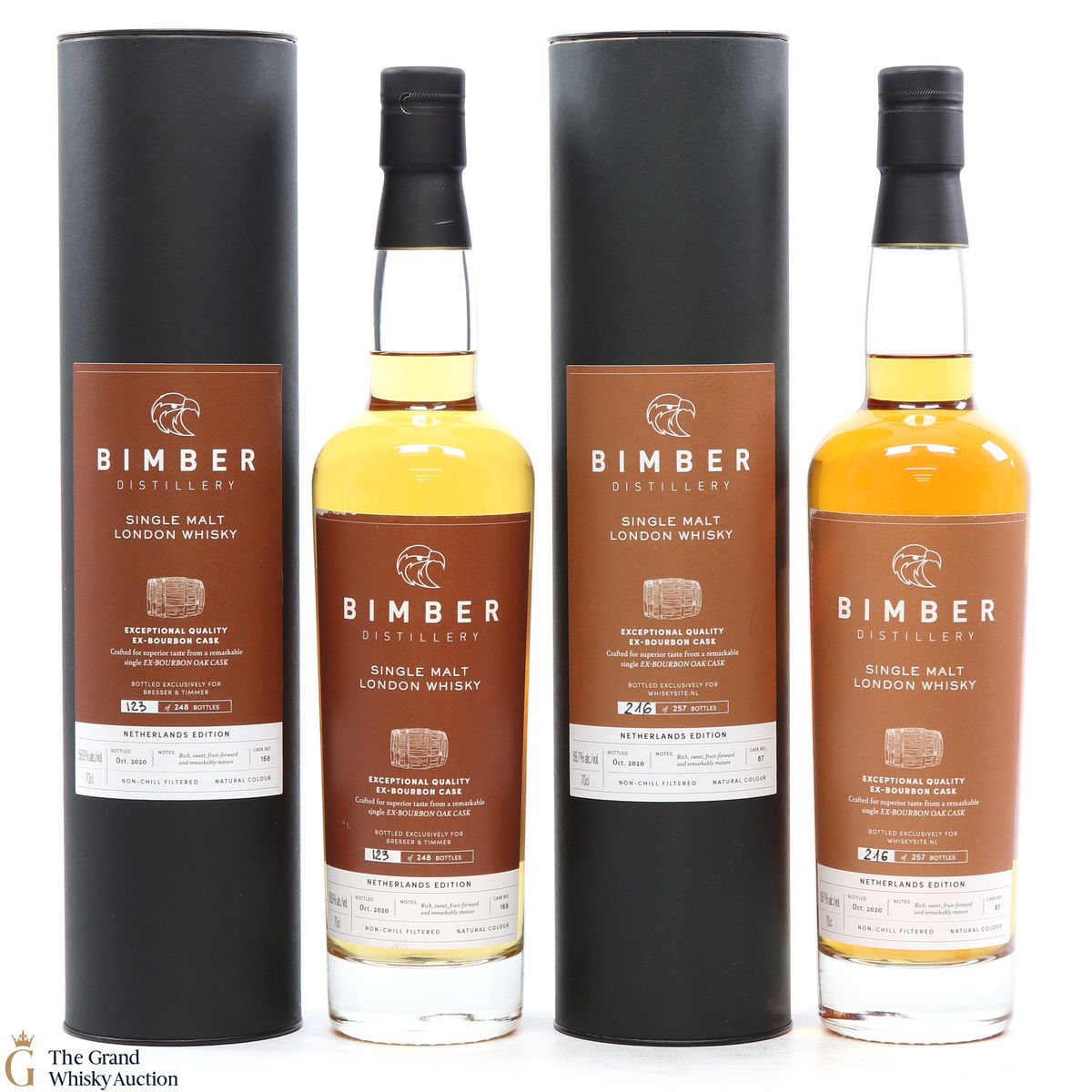 Bimber - Country Collection - Ex-bourbon Cask - Netherlands #168 & #87 (2 x 70cl)