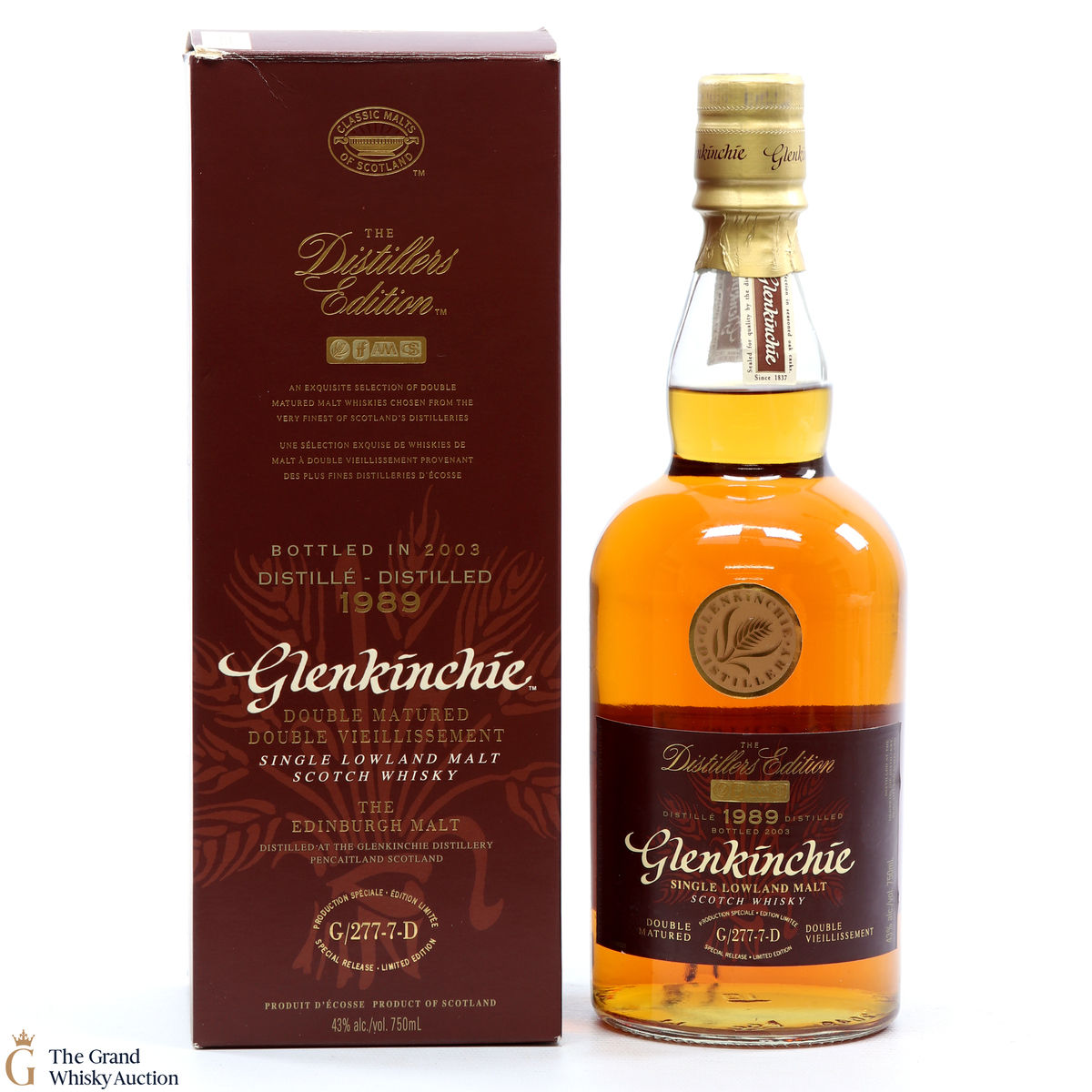 Glenkinchie - 1989 - Distillers Edition 