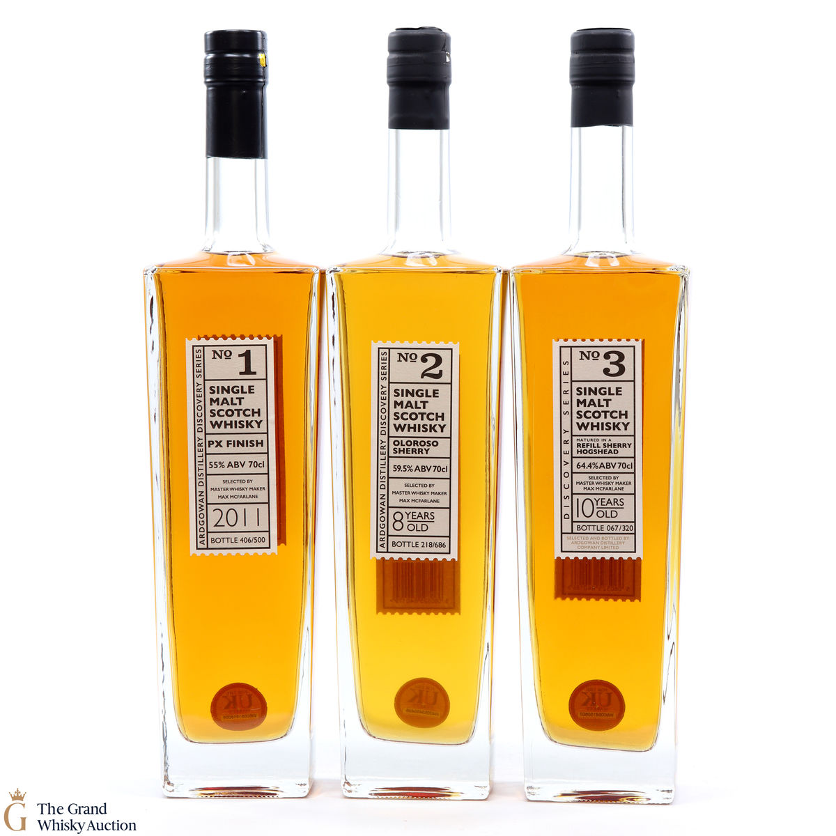 Ardgowan - Discovery No.1, 2 & 3 (3 x 70cl)