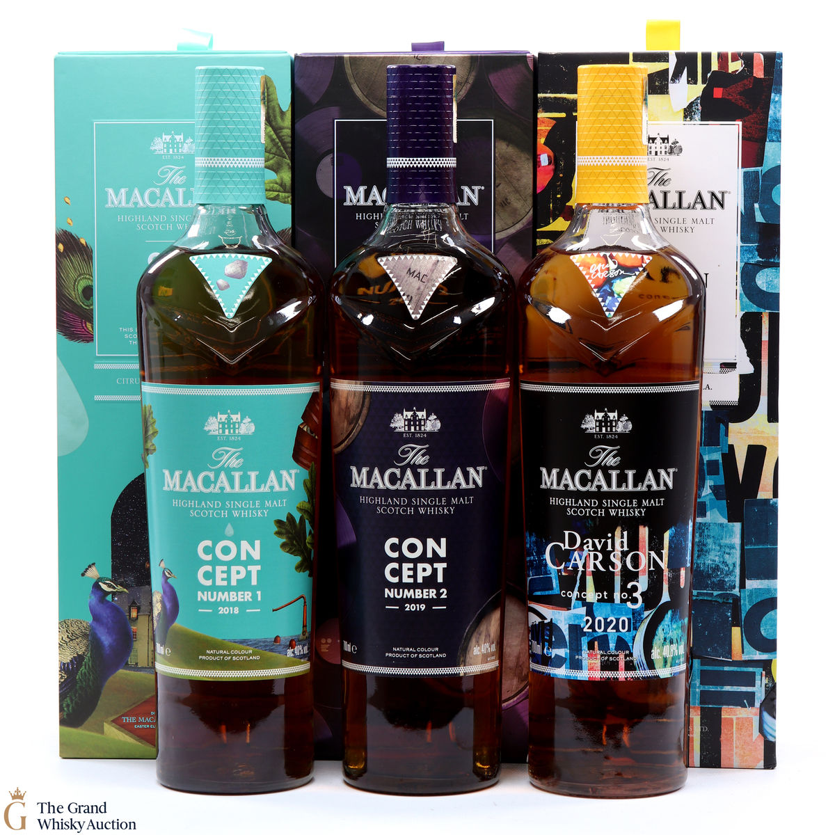 Macallan - Concept No.1, No.2 + No.3 (3 x 70cl)
