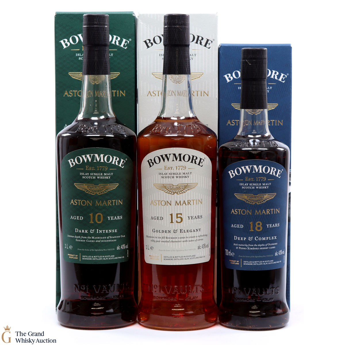 Bowmore - Aston Martin - Edition 1, 2 + 3