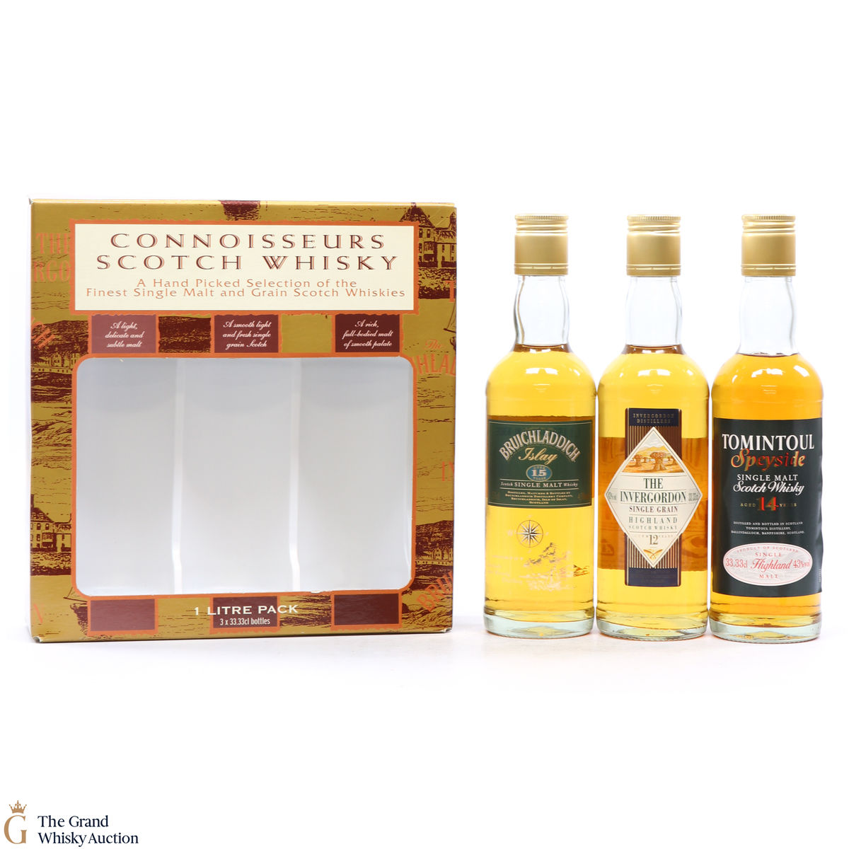 Connoisseurs Scotch Whisky Giftset (3 x 33.33cl)