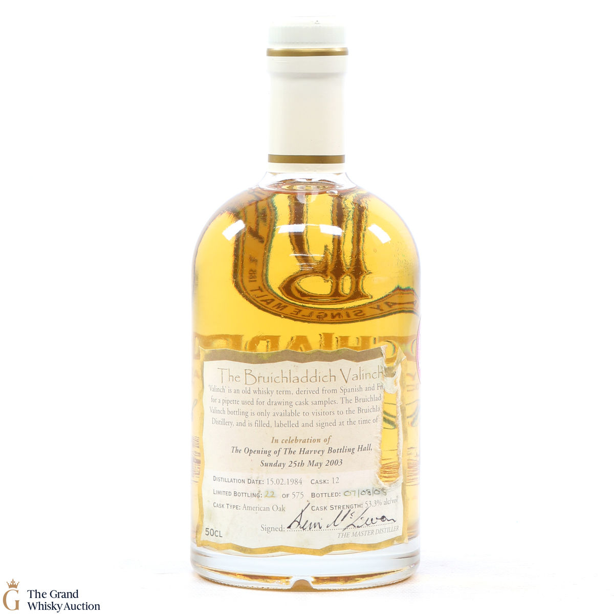 Bruichladdich - 1984 Valinch - Opening of The Harvey Bottling Hall #12