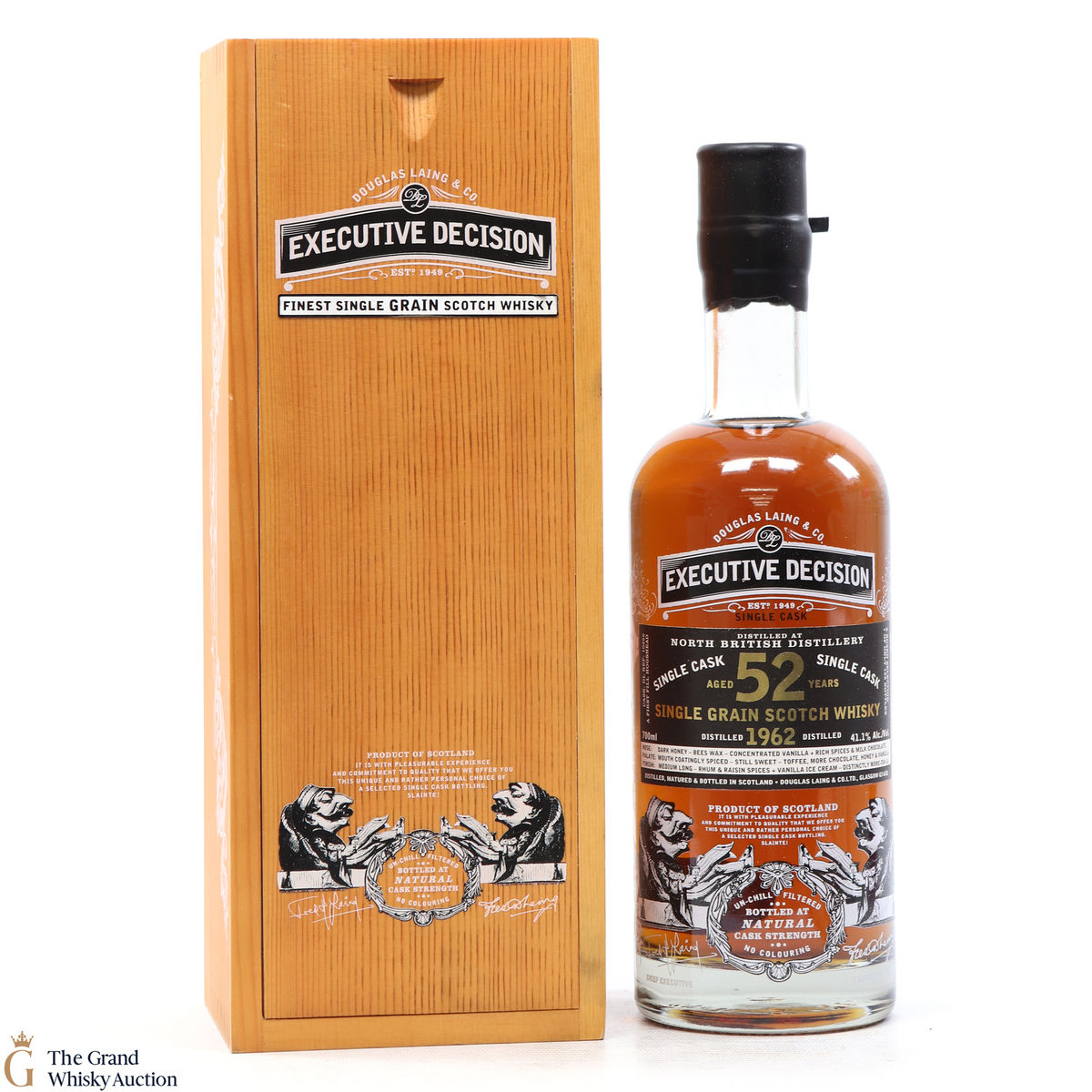 North British - 52 Year Old 1962 - Executive Decision - Douglas Laing