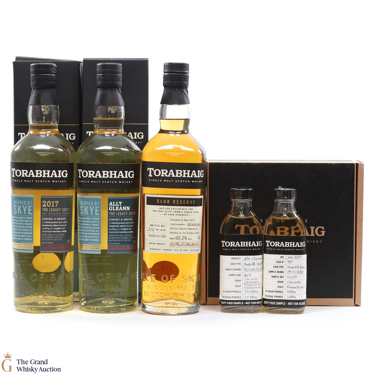 Torabhaig - 3 x 70cl & Sample Set
