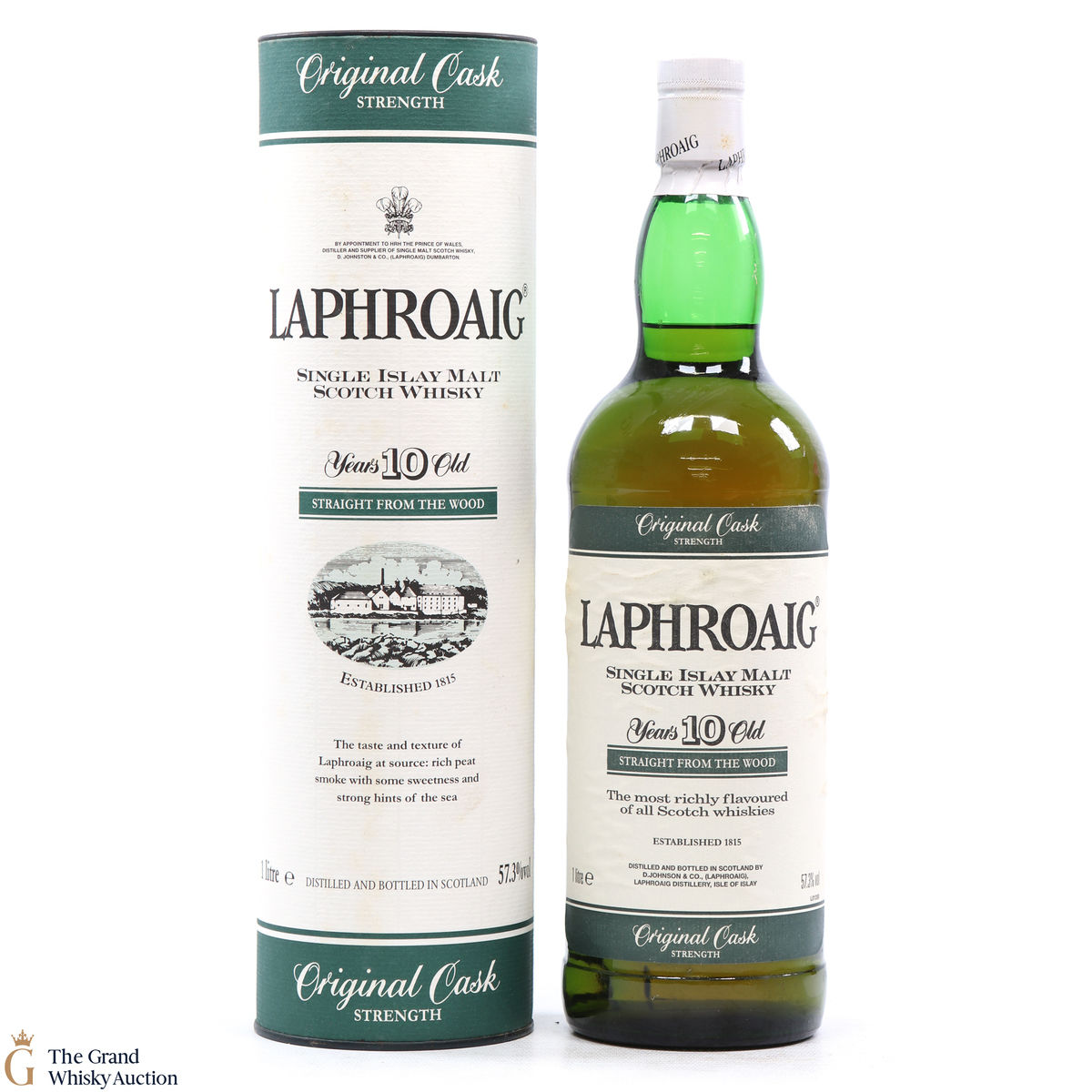 Laphroaig - 10 Year Old - Original Cask Strength 57.3% 1L