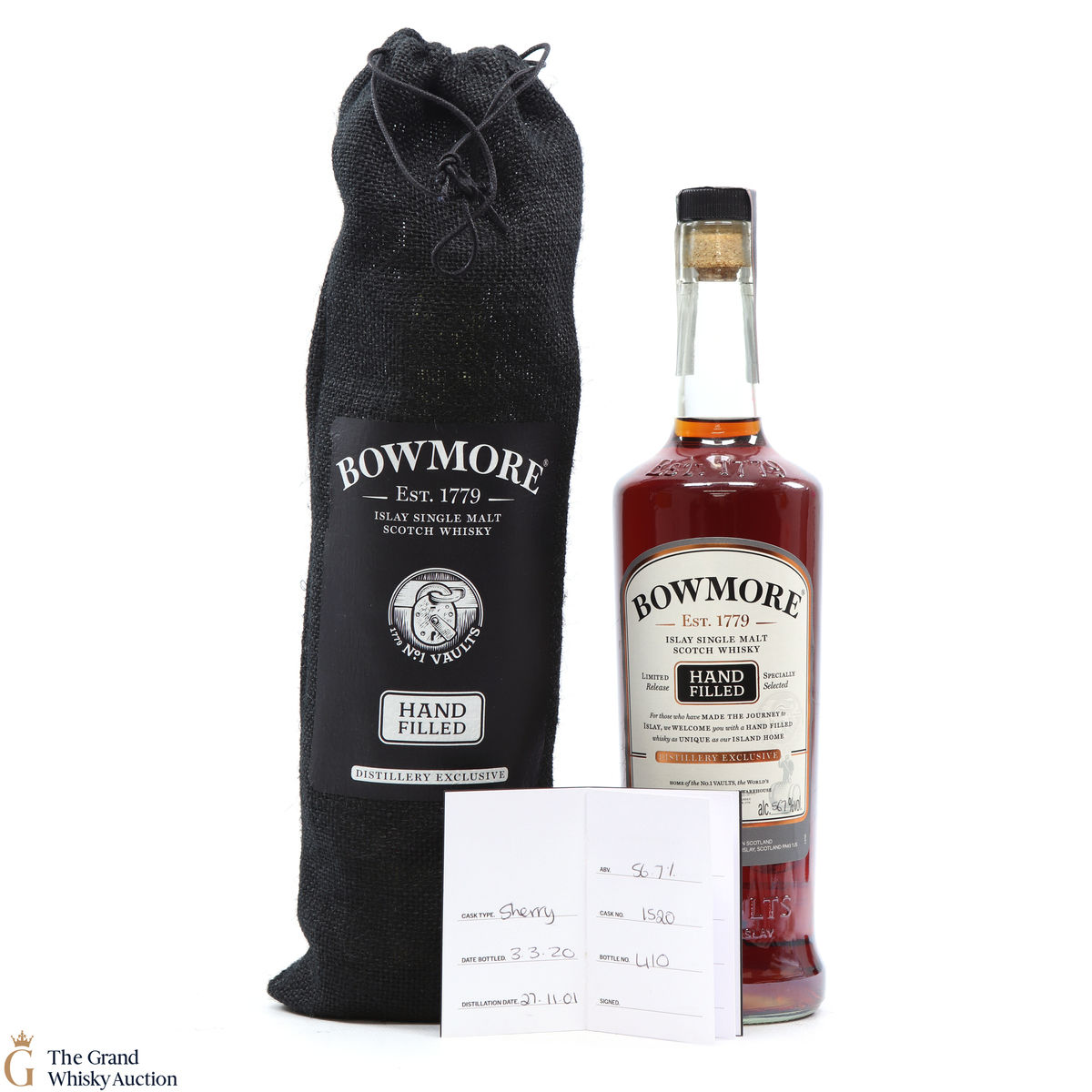 Bowmore - 18 Year Old 2001 - 2020 Hand Fill - Sherry Cask #1520