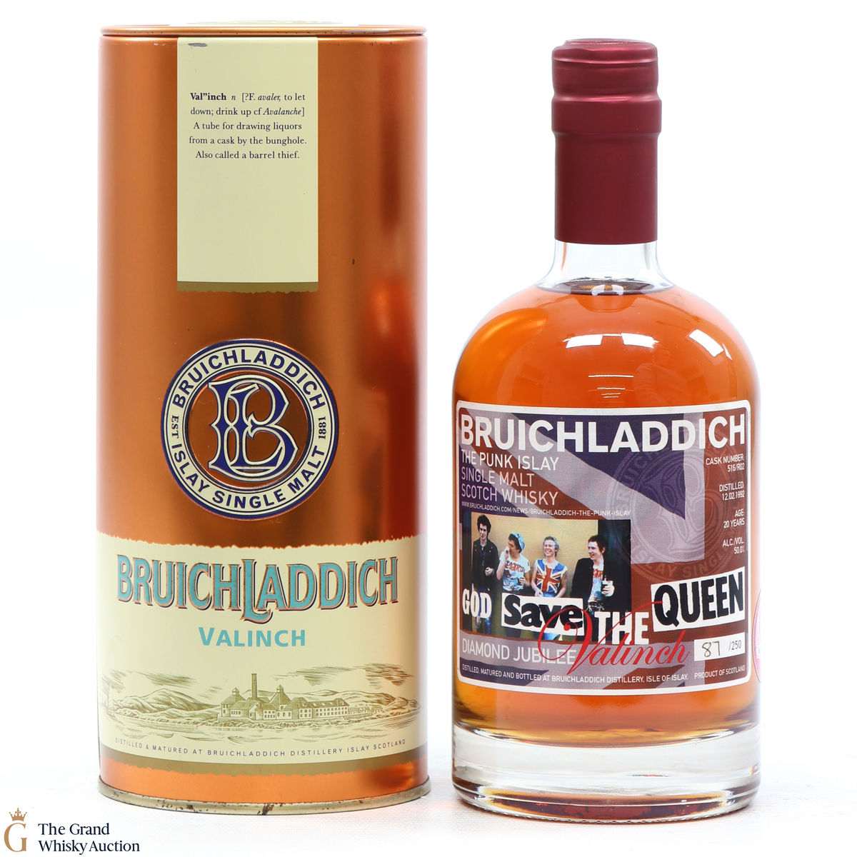 Bruichladdich - 1992 Valinch 'God Save the Queen'