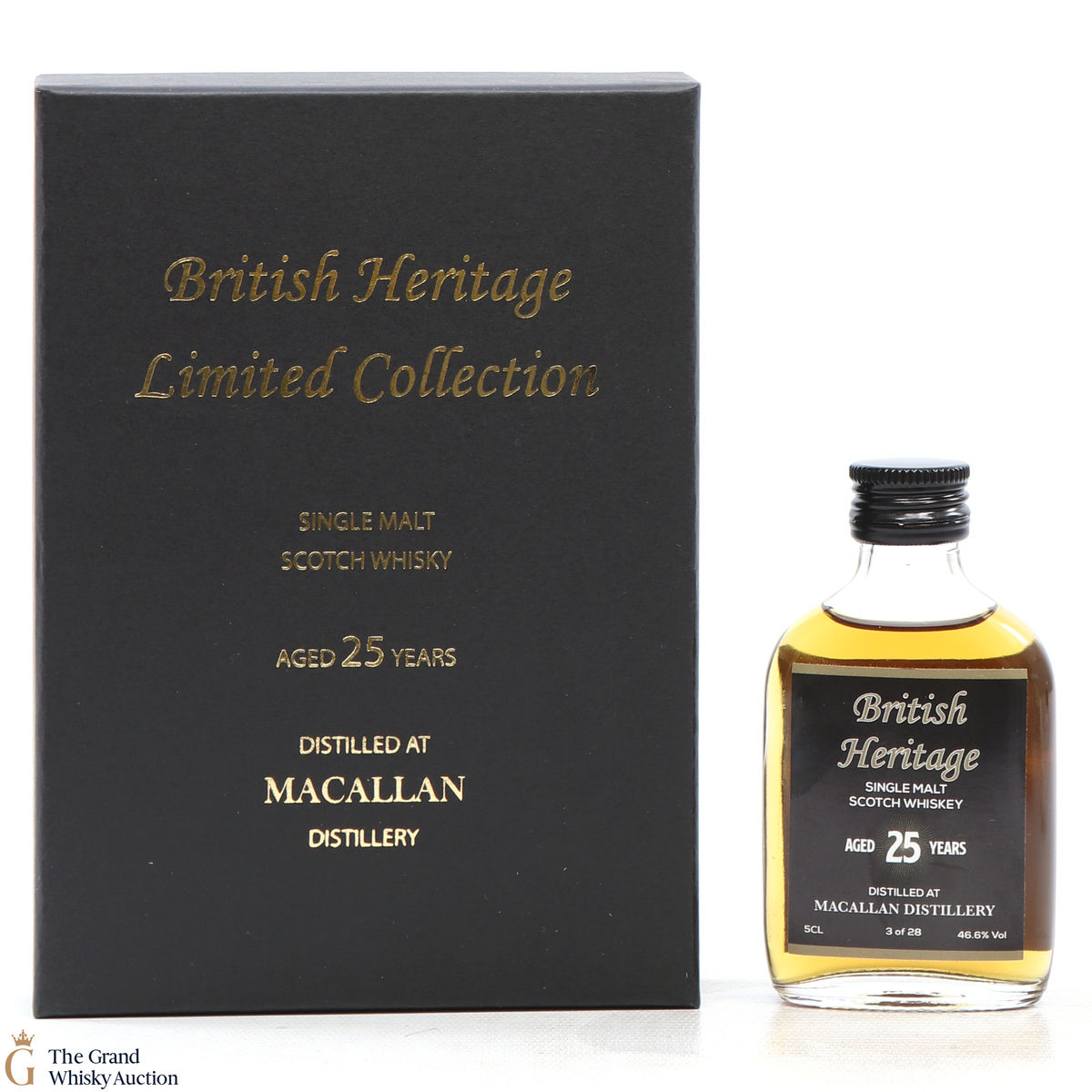 Macallan - 25 Year Old - British Heritage - Angel of the North Mini (5cl)