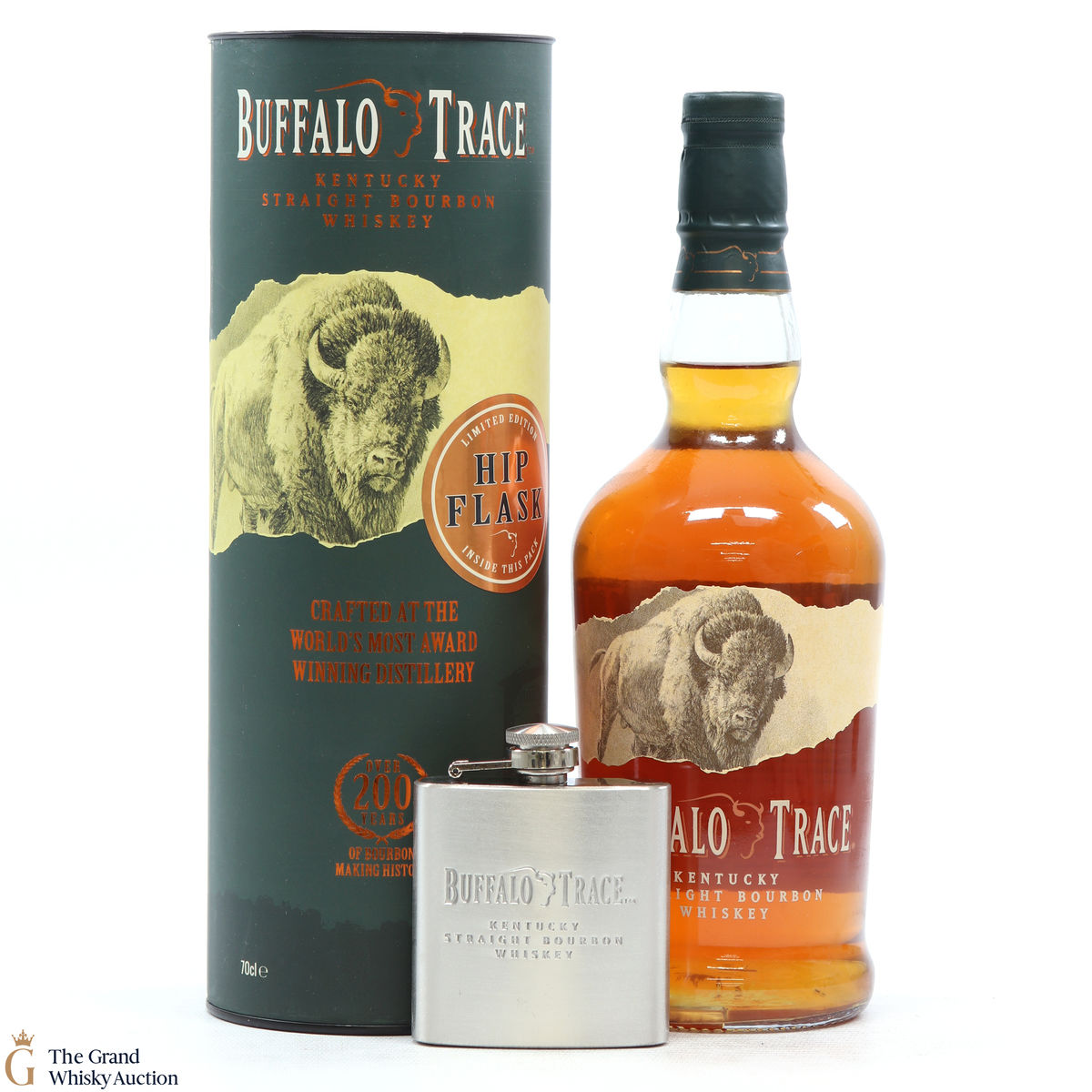 Buffalo Trace - Kentucky Bourbon & Hip Flask
