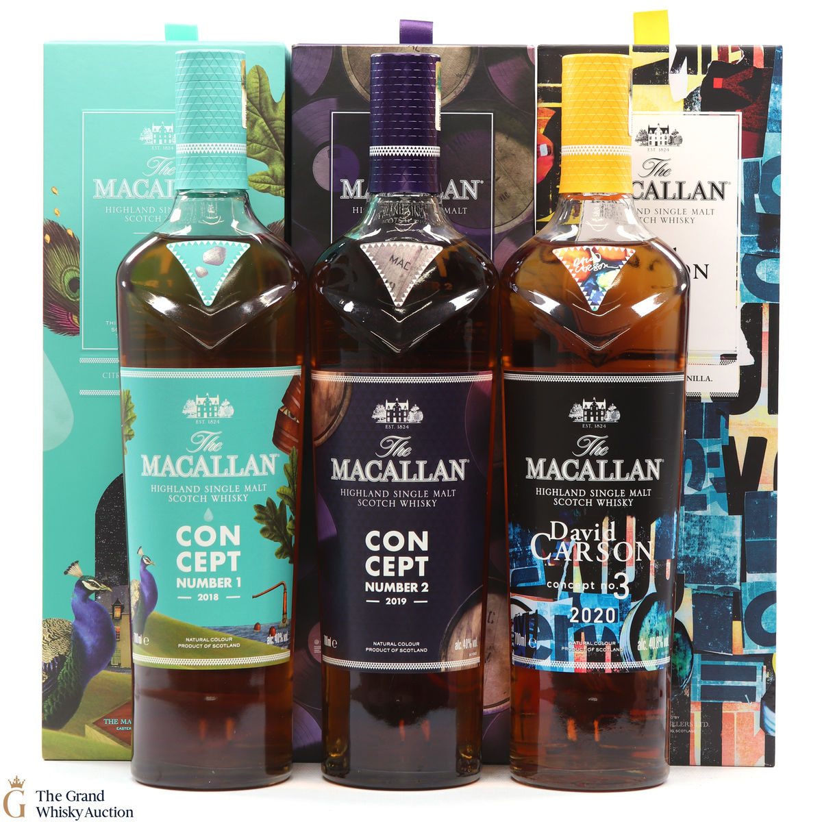 Macallan - Concept No.1, No.2 + No.3 (3 x 70cl)
