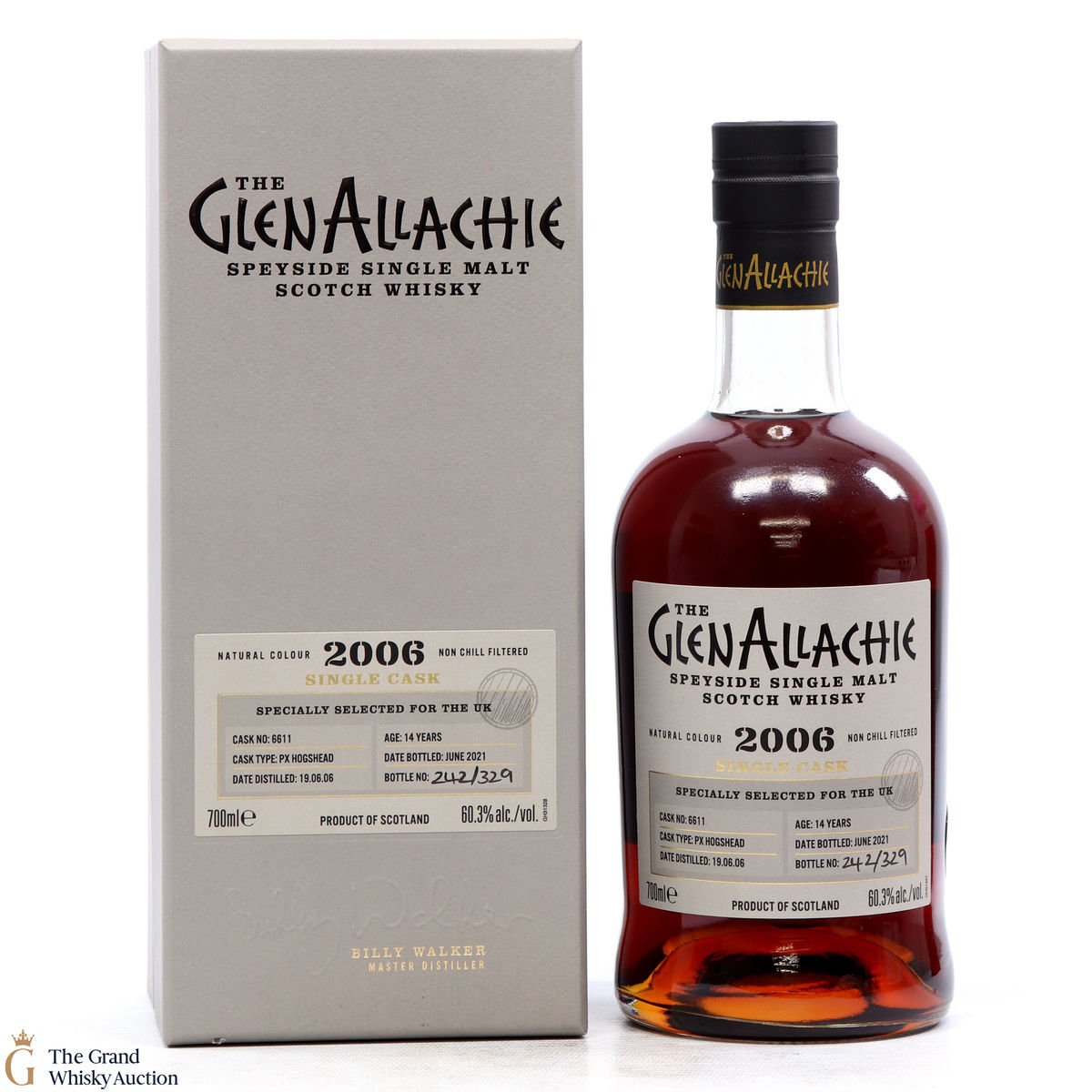 Glenallachie - 14 Year Old - #6611 Single Cask 2006 UK Exclusive