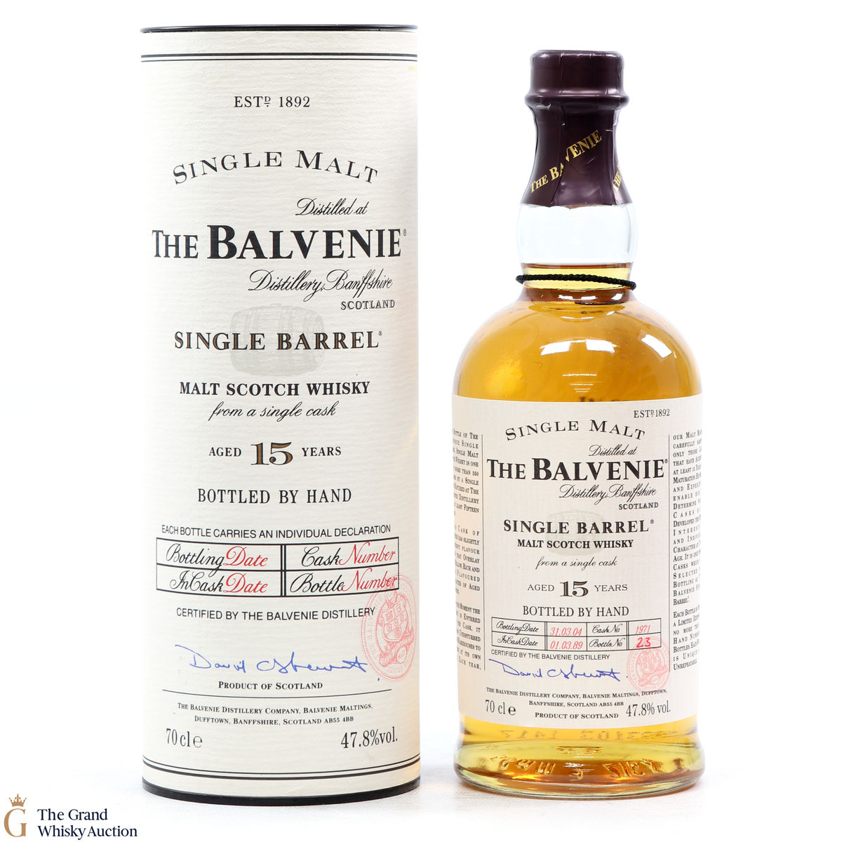 Balvenie - 15 Year Old - 1989 Single Barrel #1971