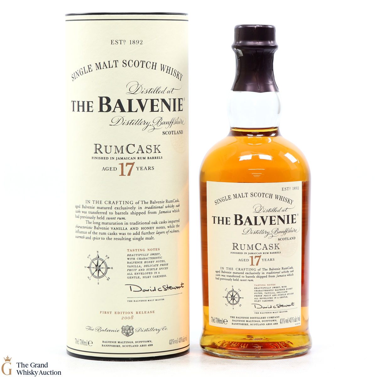 Balvenie - 17 Year Old - Rum Cask First Edition 2008