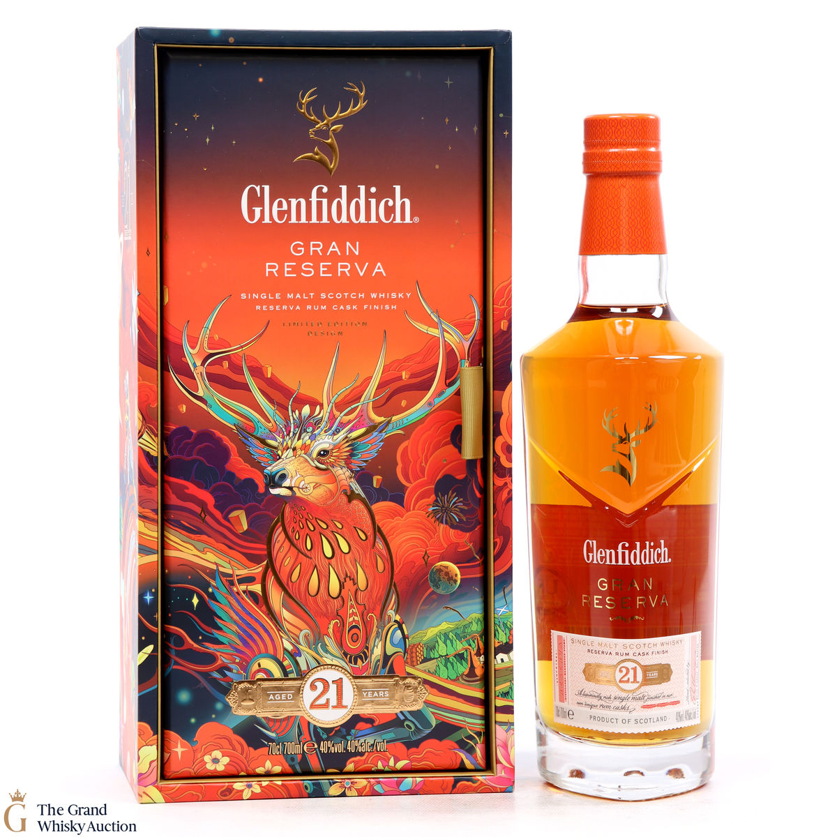 Glenfiddich - 21 Year Old - Gran Reserva - Rum Cask - Chinese New Year 