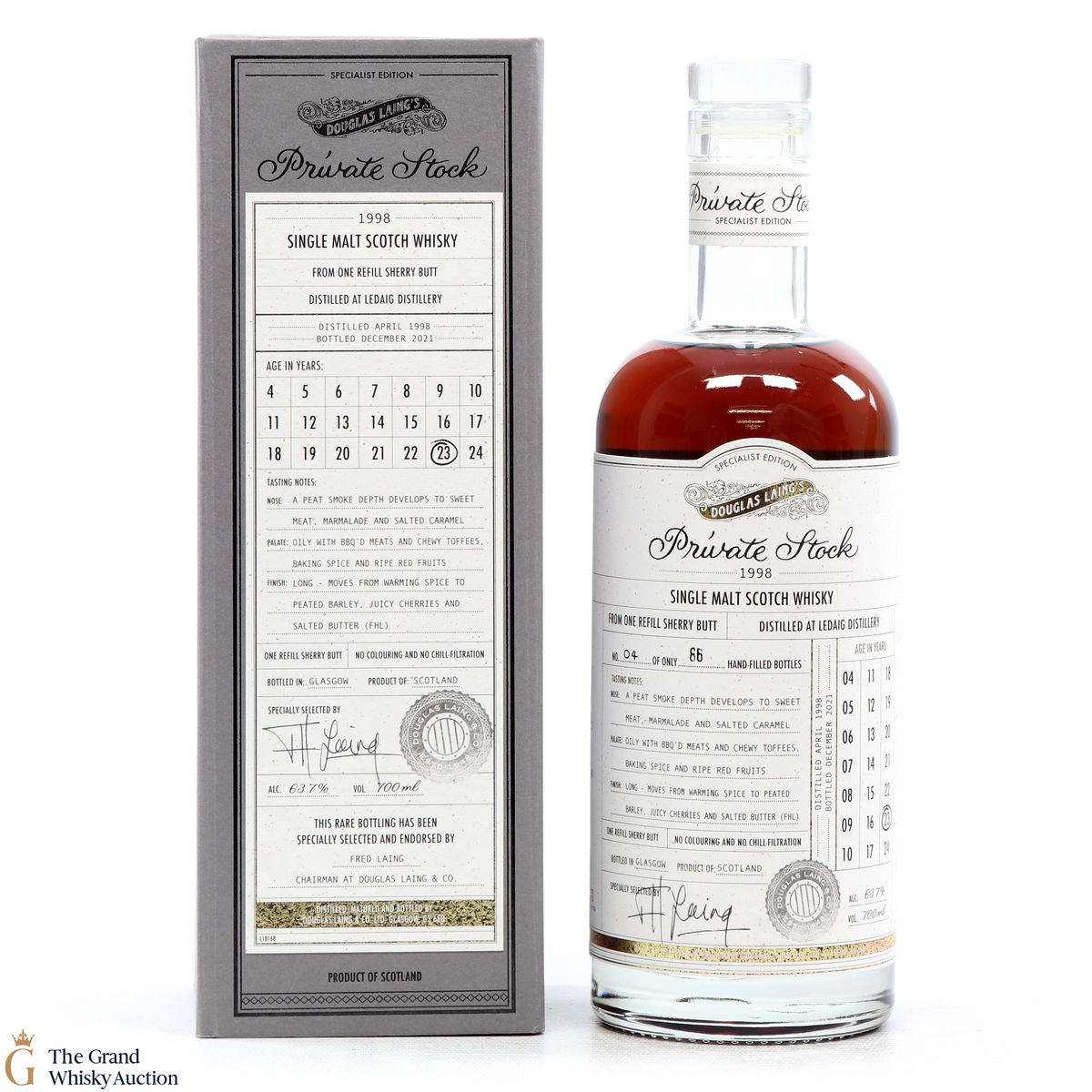 Ledaig - 23 Year Old 1998 - Douglas Laing - Private Stock