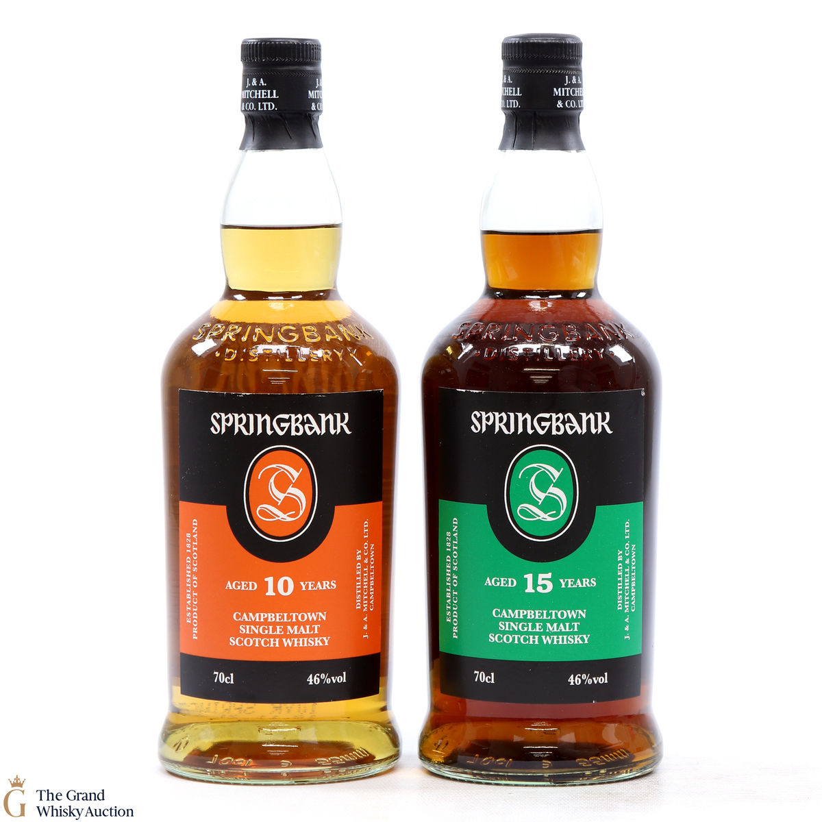 Springbank - 10 & 15 Year Old (2 x 70cl)