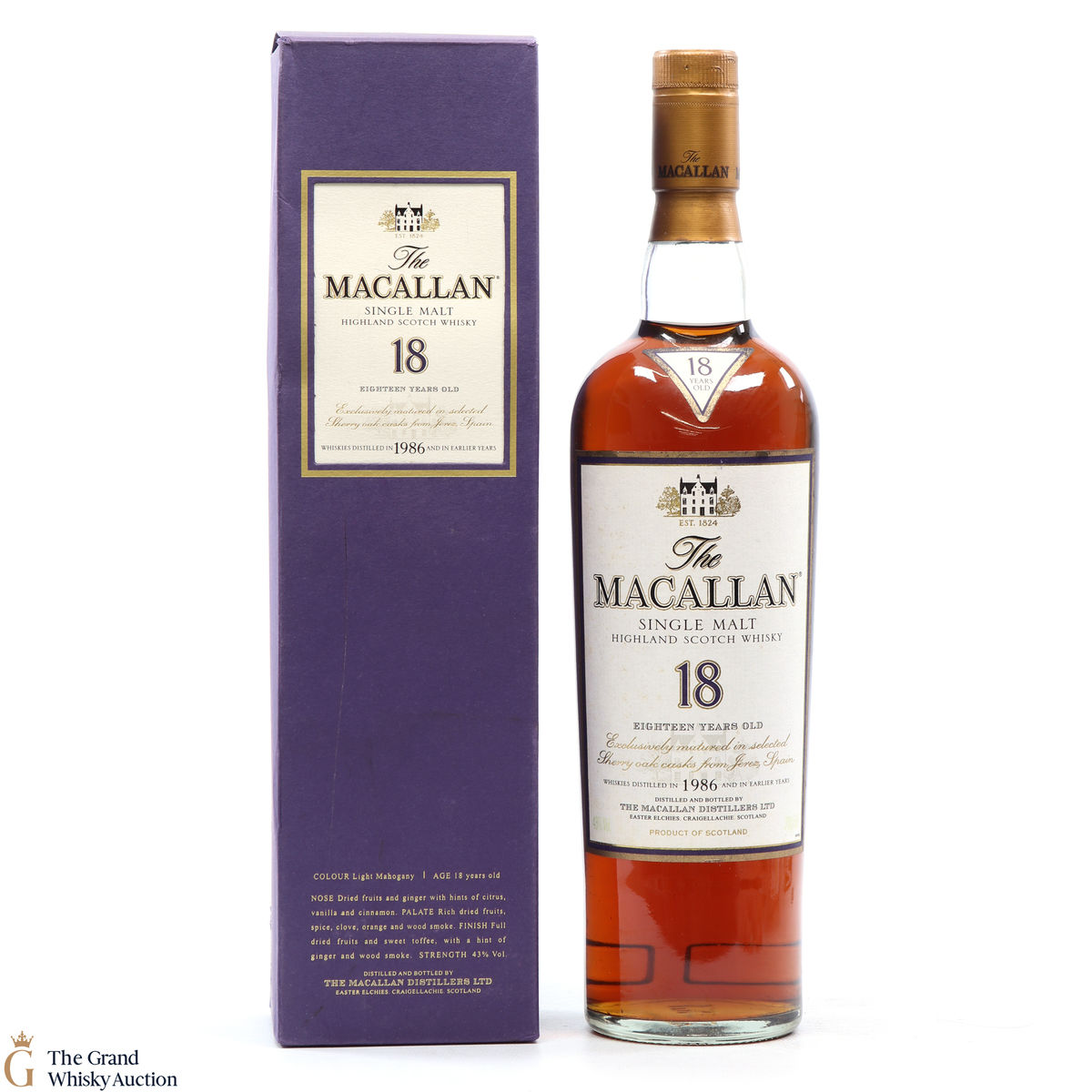Macallan - 18 Year Old - 1986