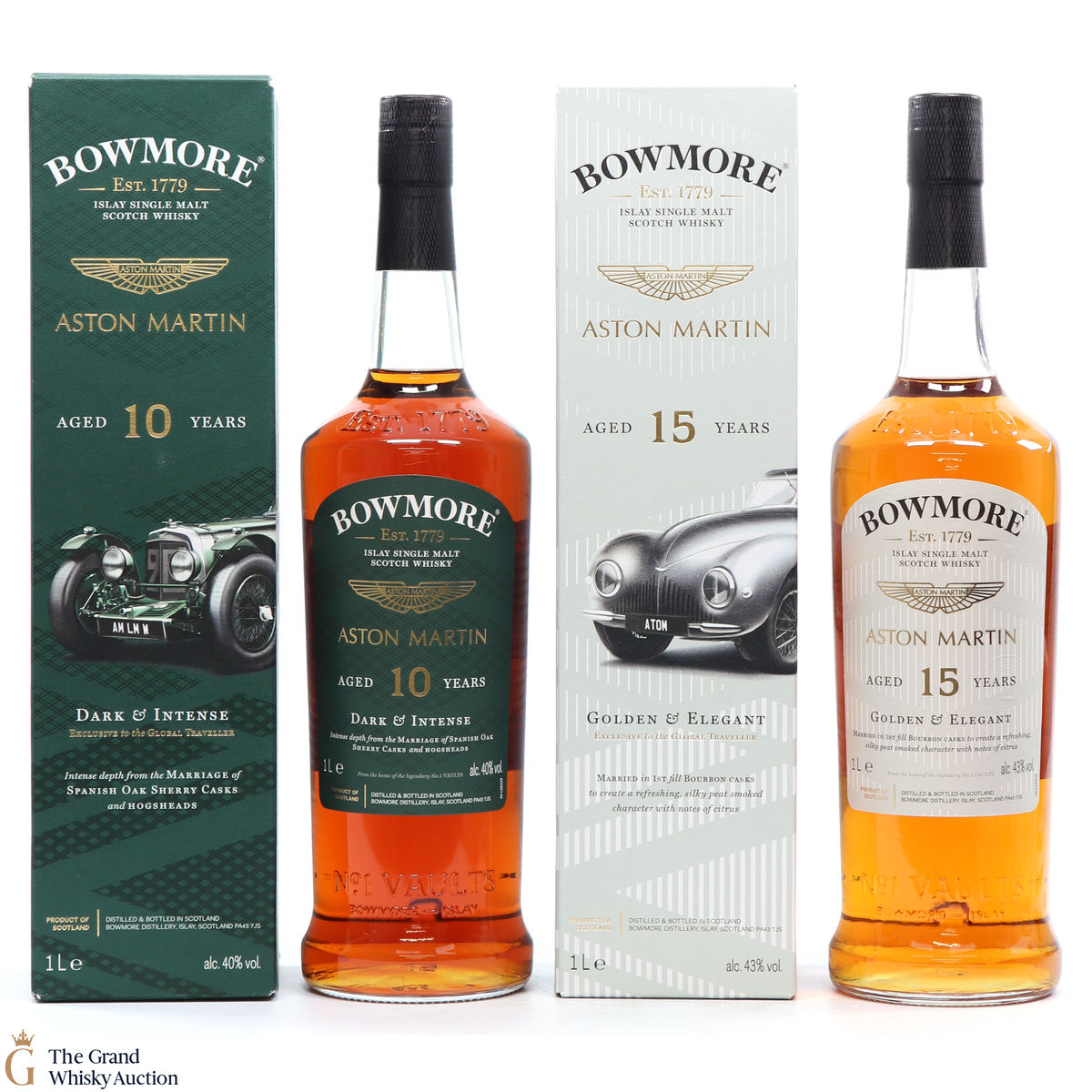 Bowmore - Aston Martin - Edition 1 & 2 (2 x 1L)