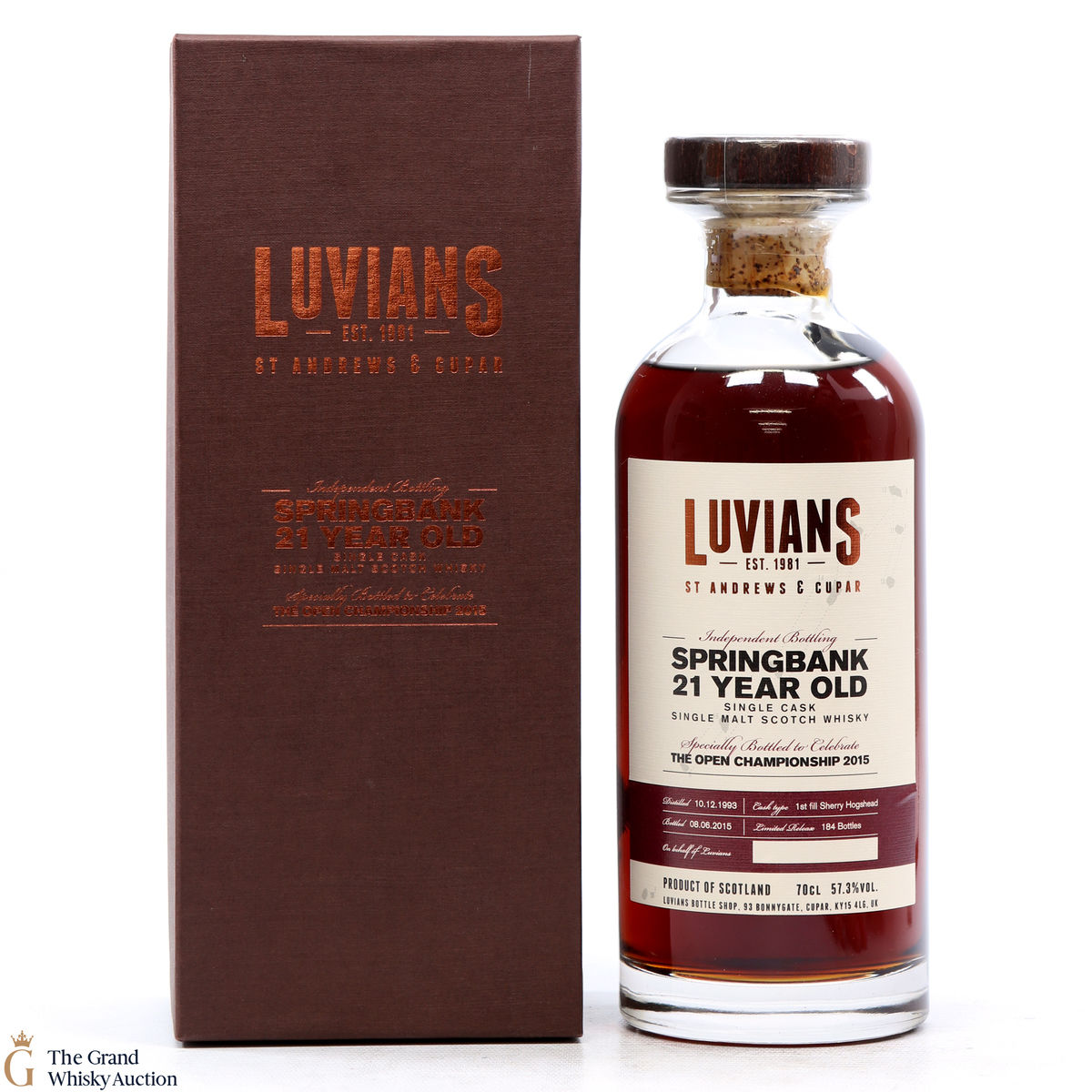 Springbank - 21 Year Old 1993 Luvians 2015 Open Championship
