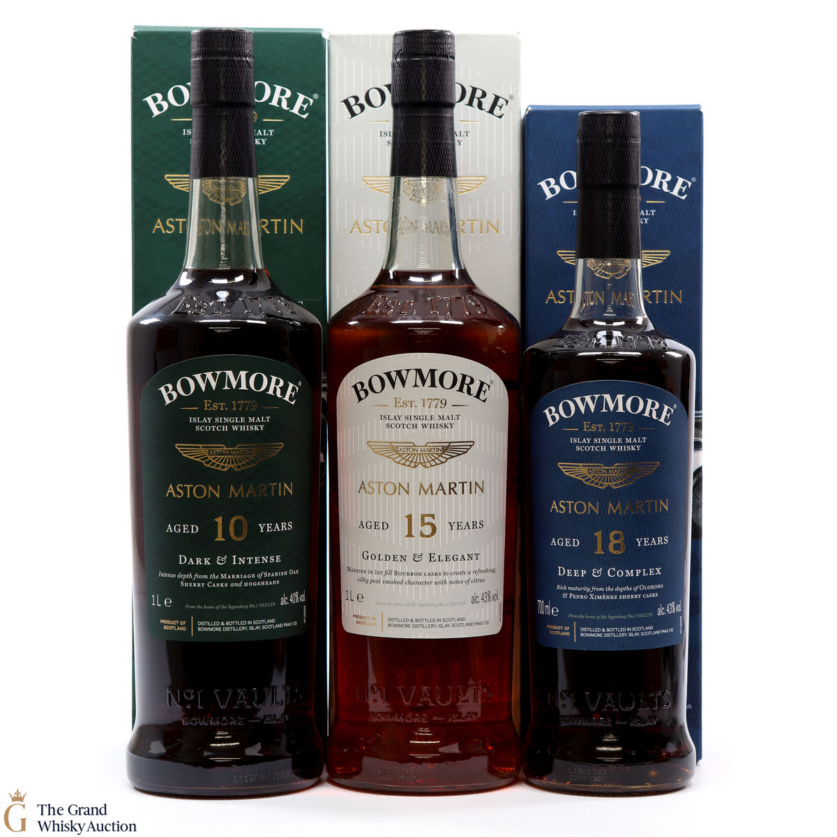 Bowmore - Aston Martin - Edition 1,2 + 3