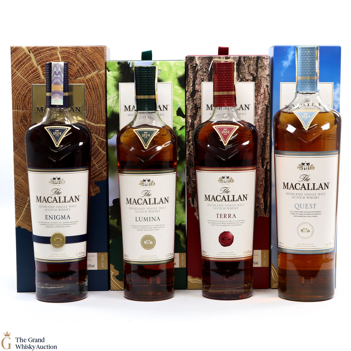 Macallan - Quest Collection - Set  (3 x 70cl & 1x 1L)