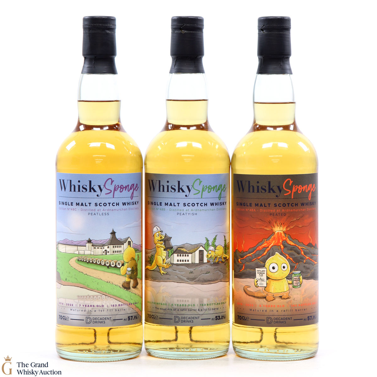 Ardnamurchan - Whisky Sponge Triptych No.48