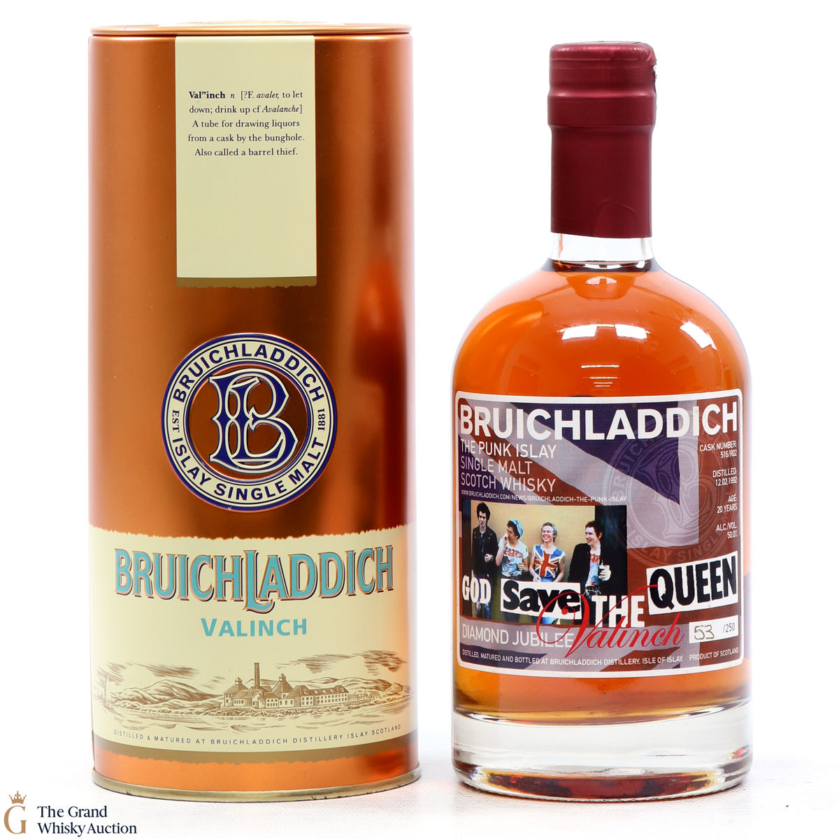 Bruichladdich - 1992 Valinch 'God Save the Queen'