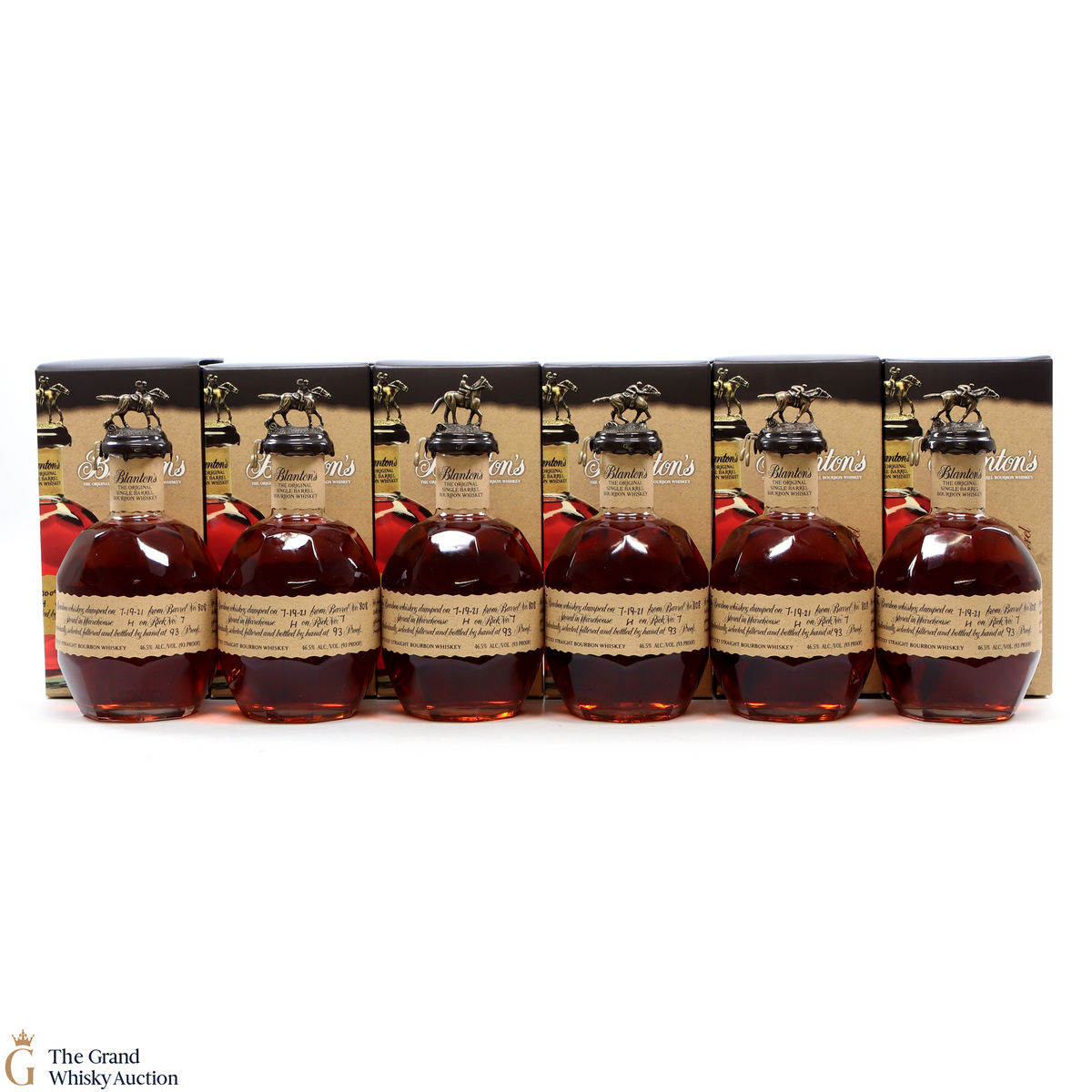 Blanton’s - Single Barrel Bourbon Original 6 x 70cl