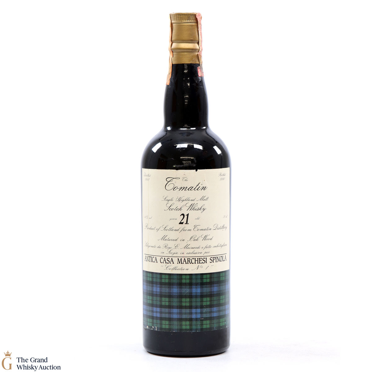 Tomatin - 21 Year Old 1968 - Antica Casa Marchesi Spinola 75cl