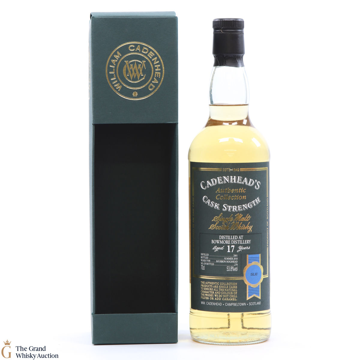 Bowmore - 17 Year Old - 2001 Cadenhead's Cask Strength